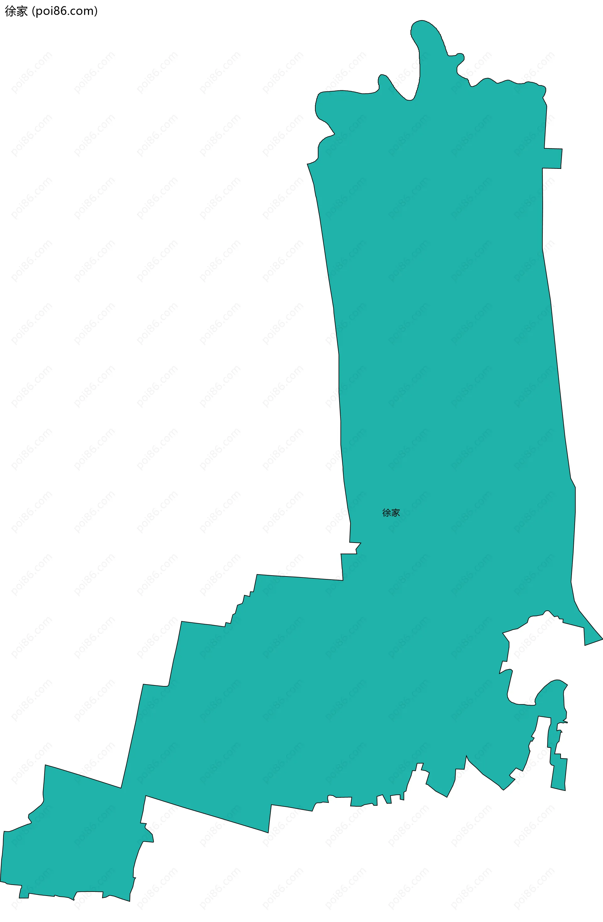 徐家边界地图