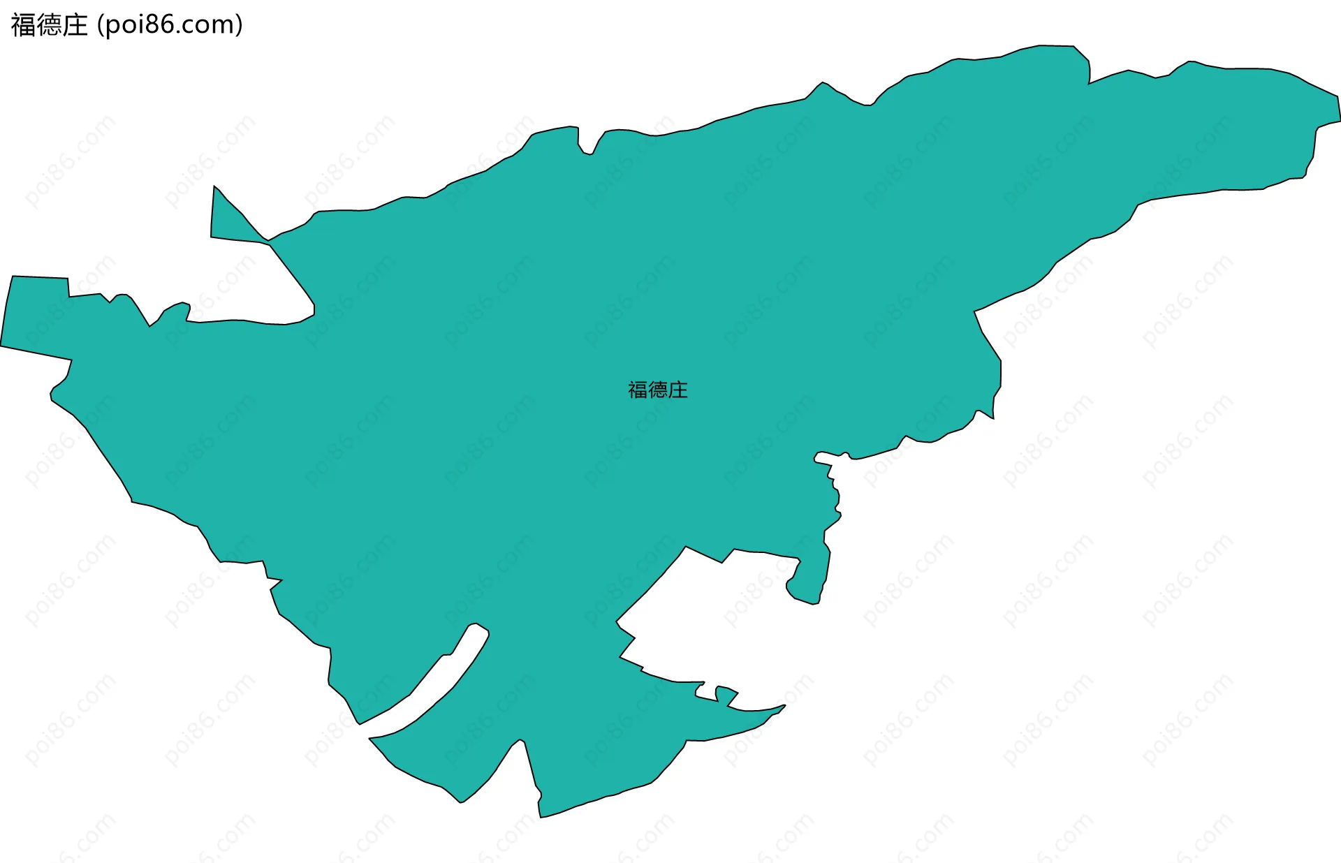 福德庄边界地图