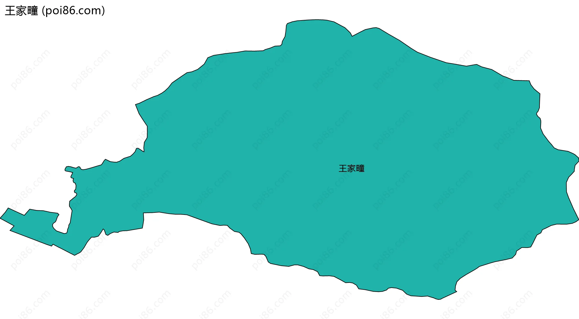 王家疃边界地图