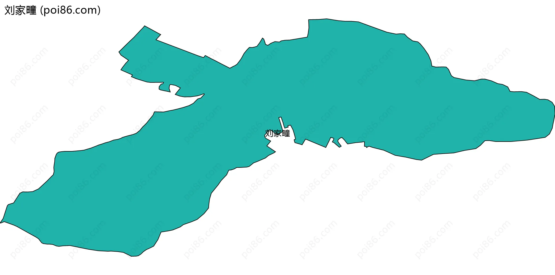 刘家疃边界地图