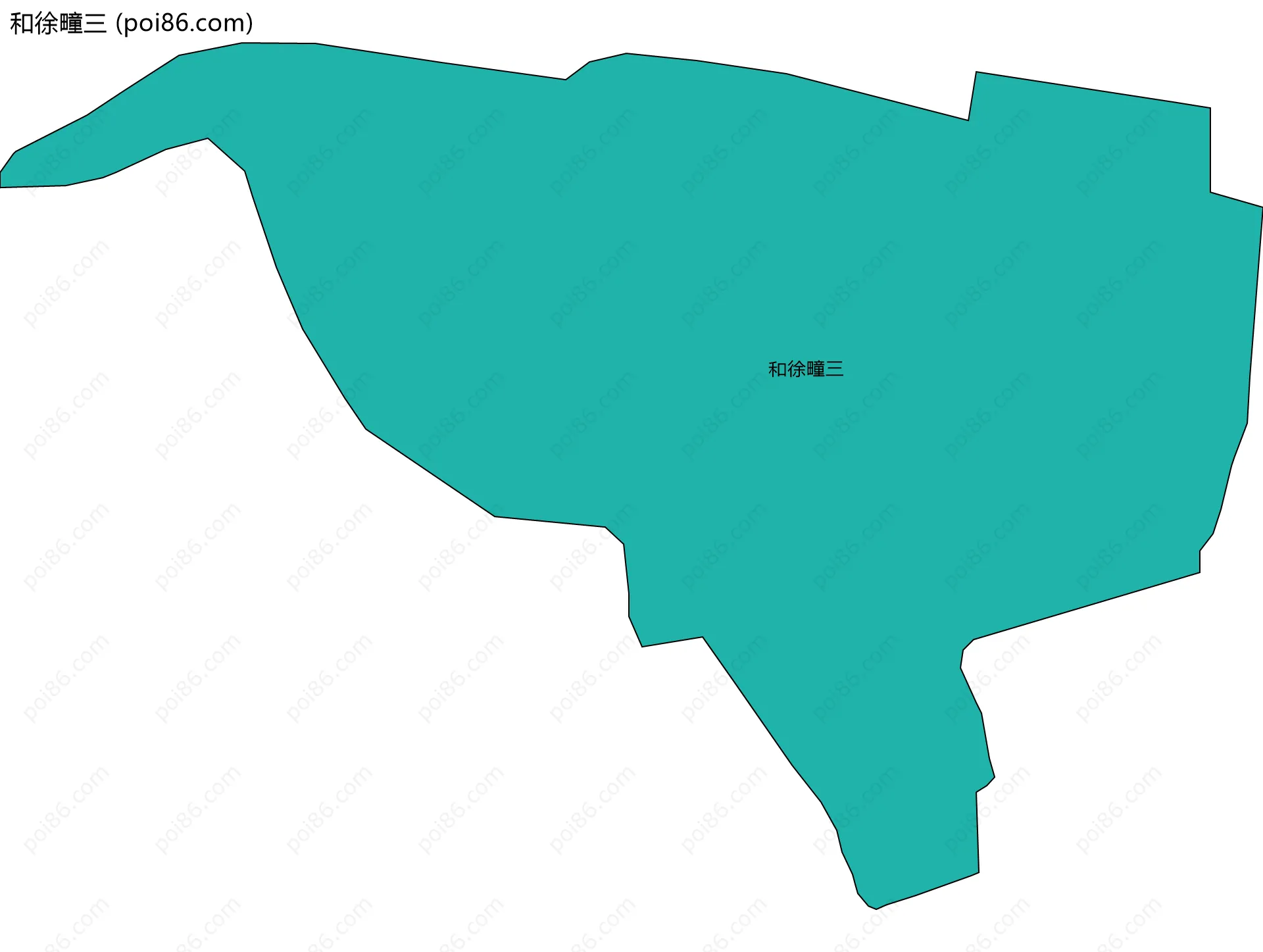 和徐疃三边界地图