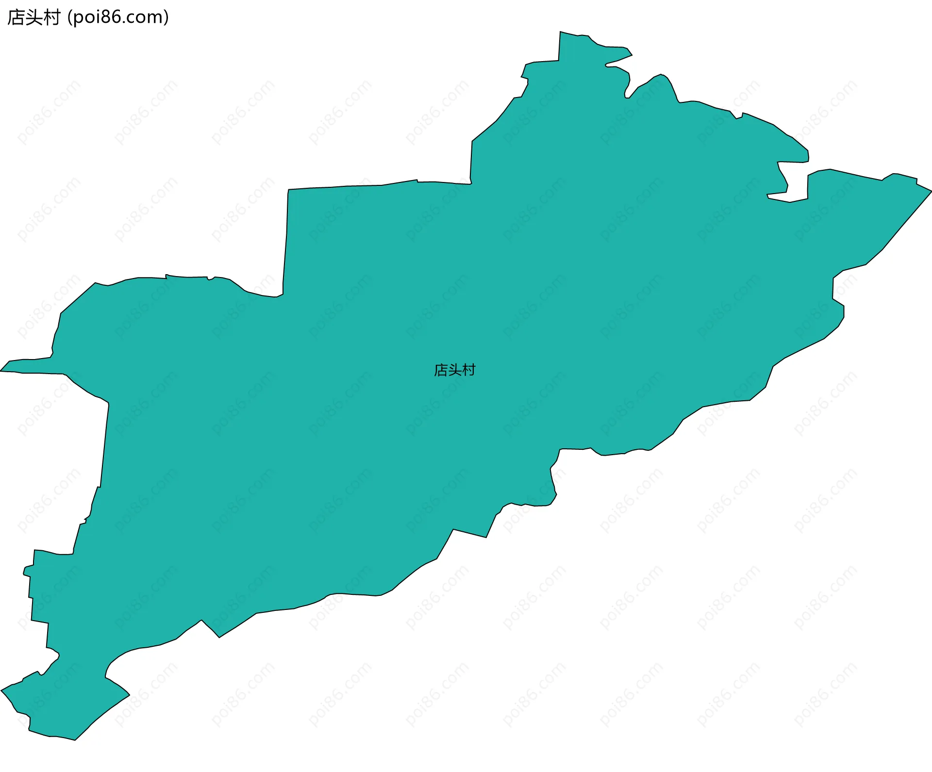 店头村边界地图