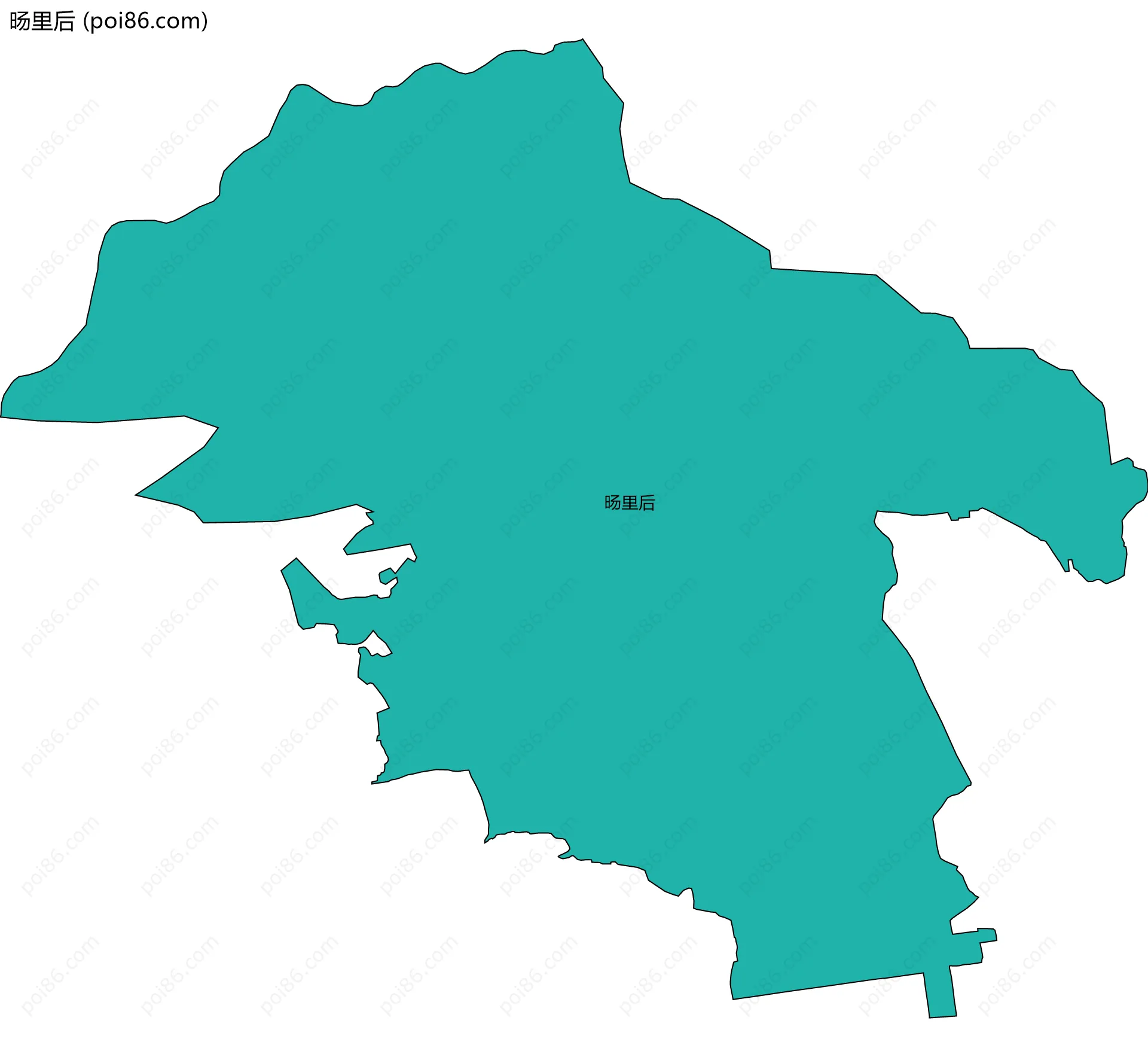 旸里后边界地图