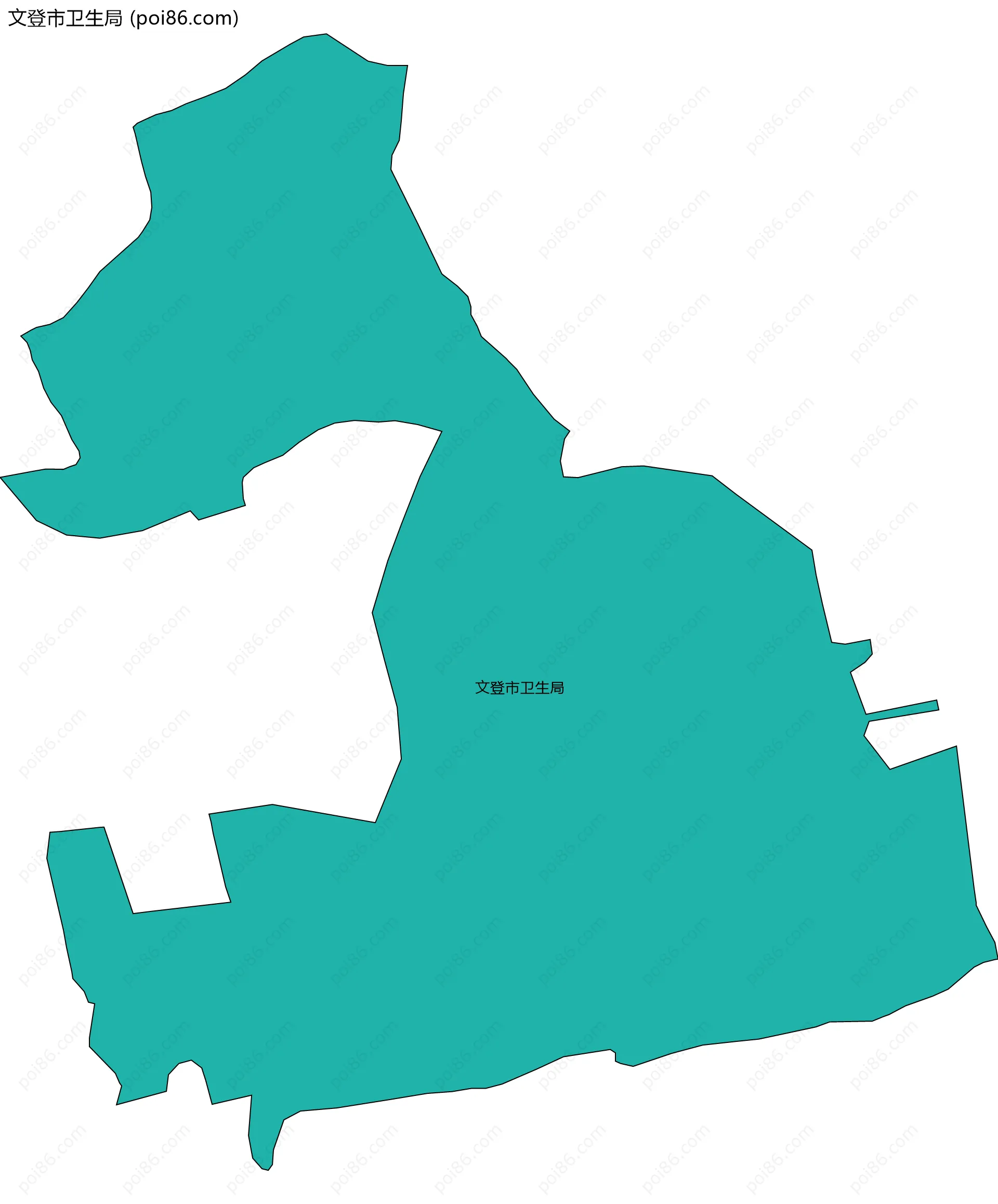 文登市卫生局边界地图