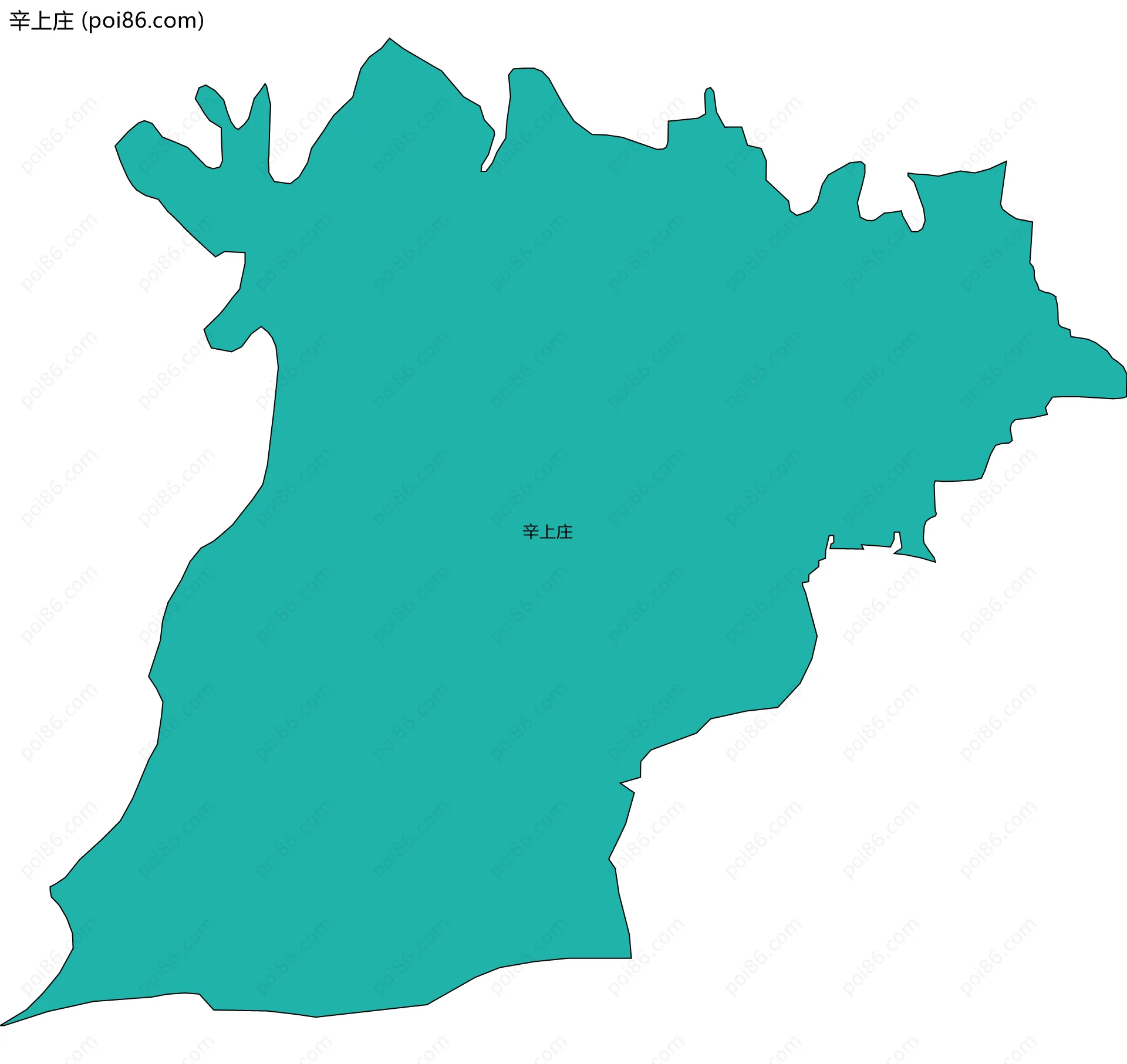 辛上庄边界地图