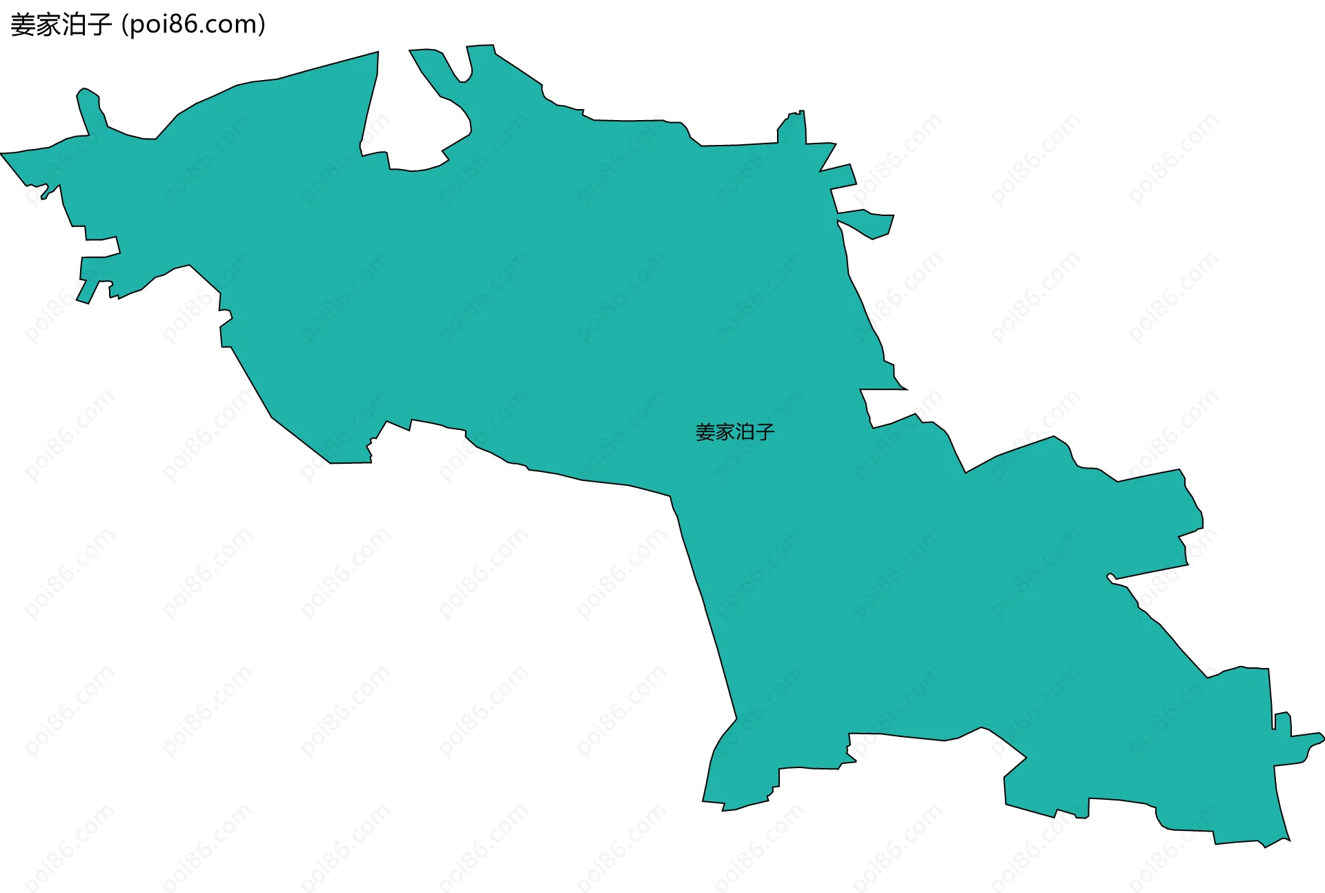 姜家泊子边界地图