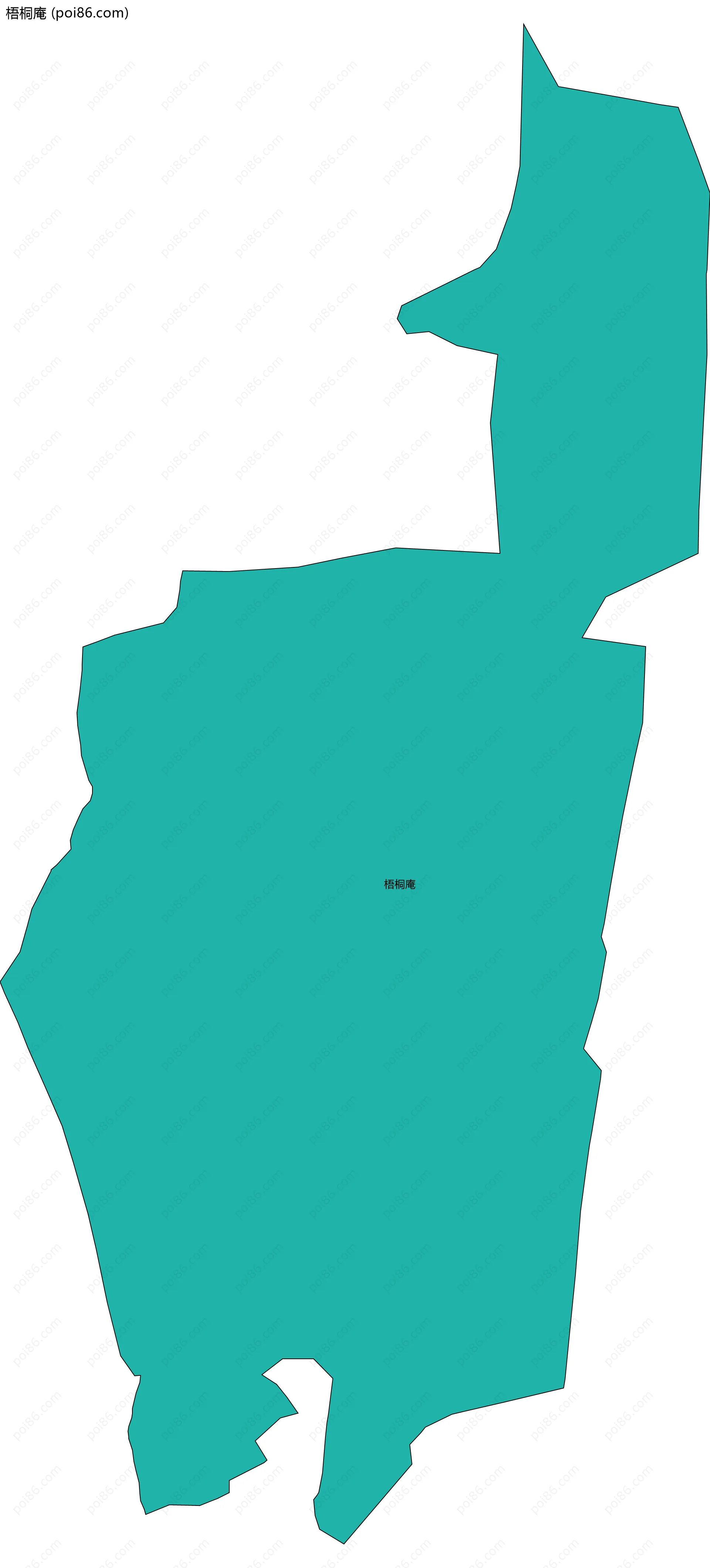 梧桐庵边界地图