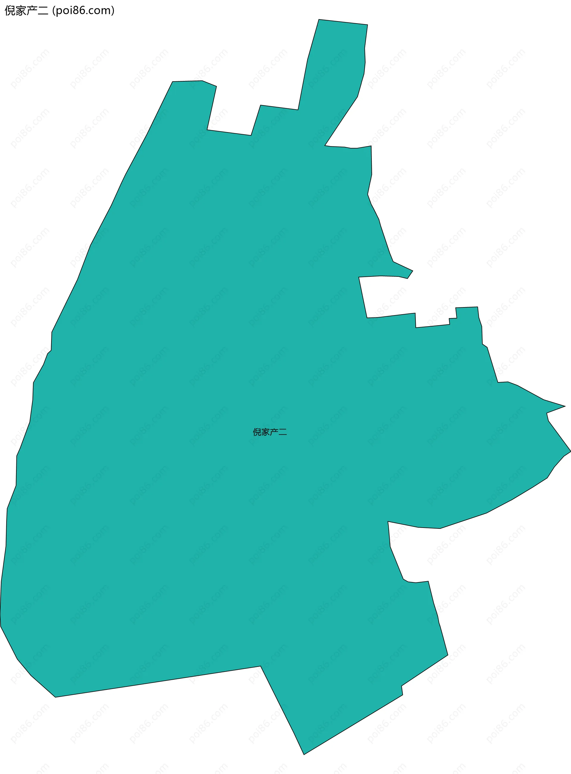 倪家产二边界地图