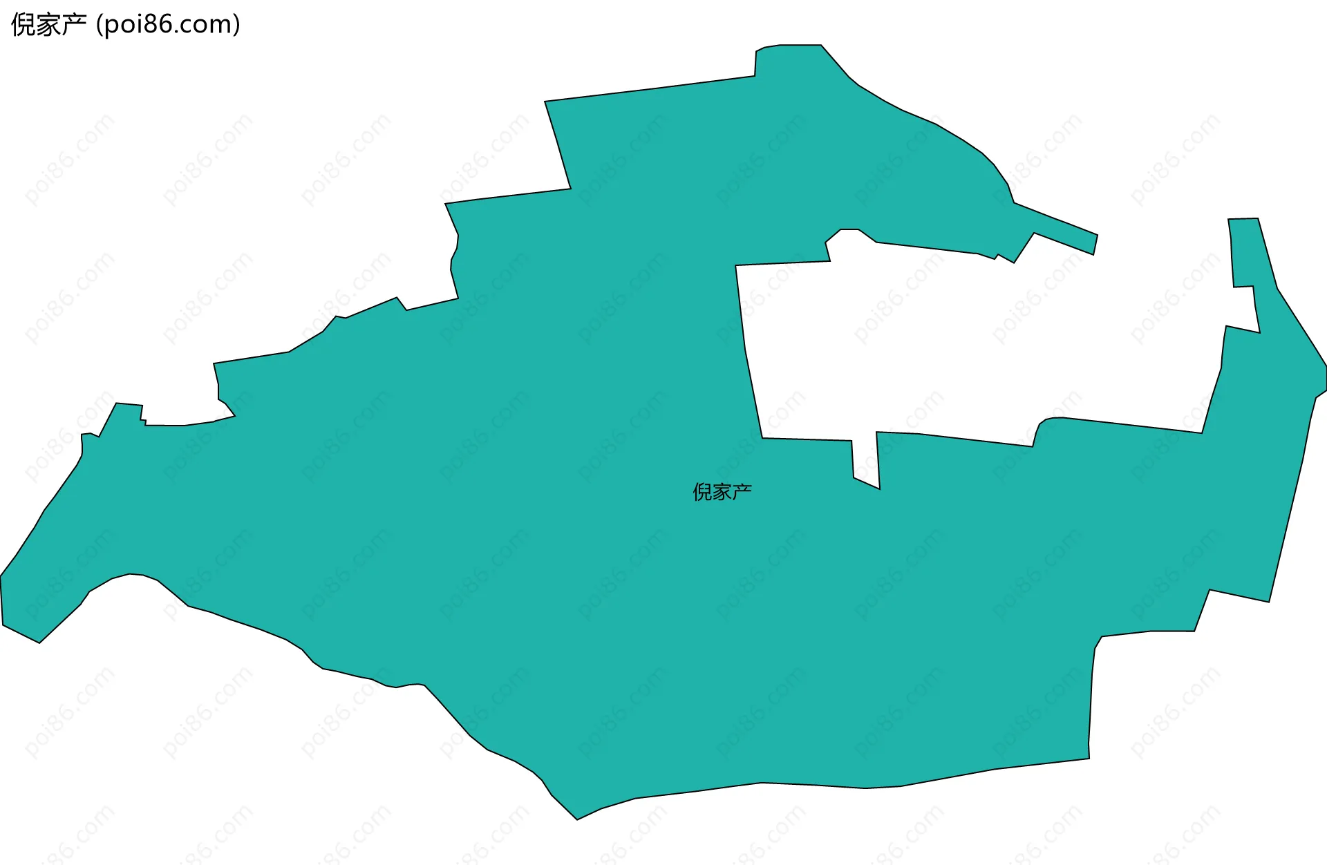 倪家产边界地图