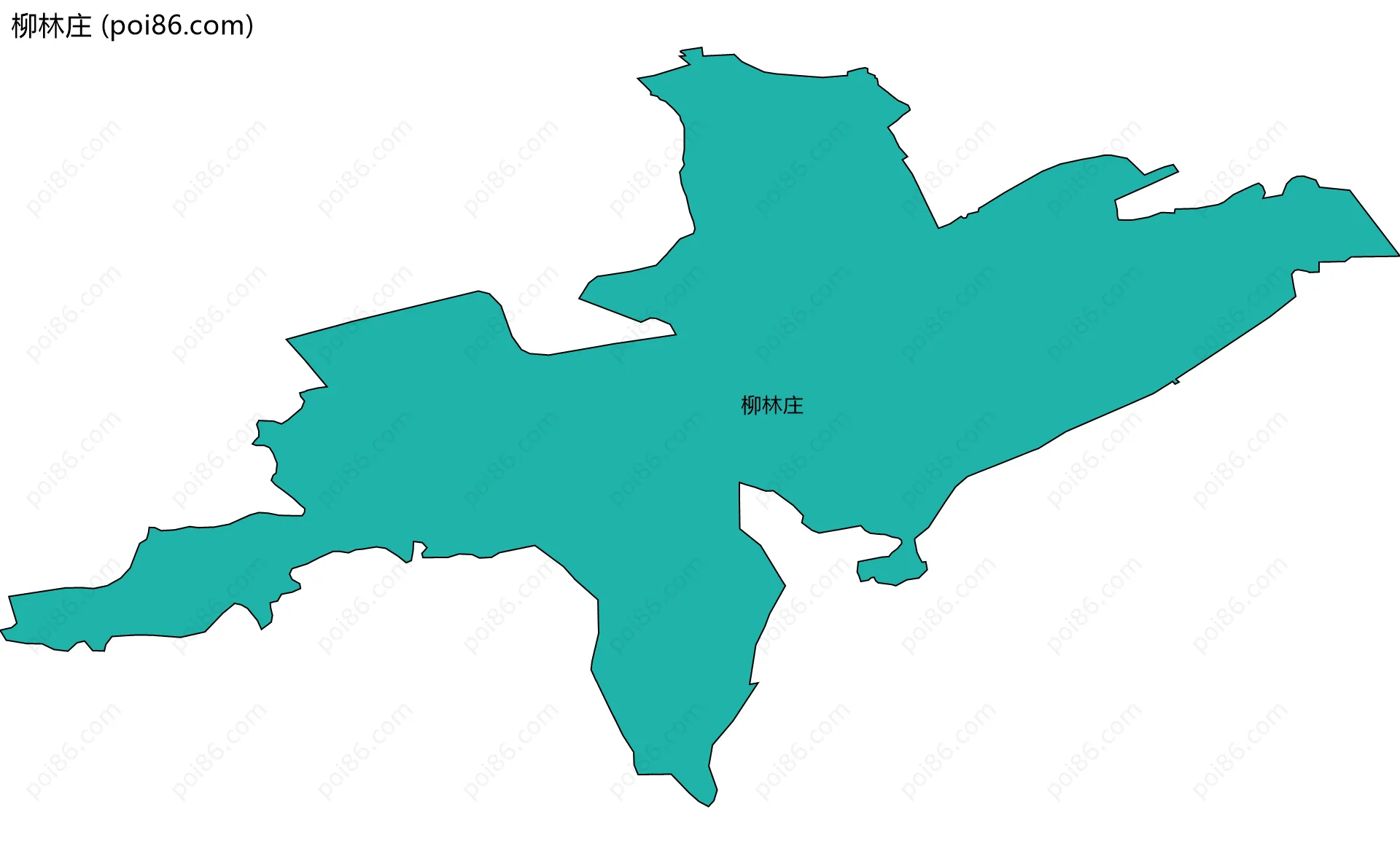 柳林庄边界地图