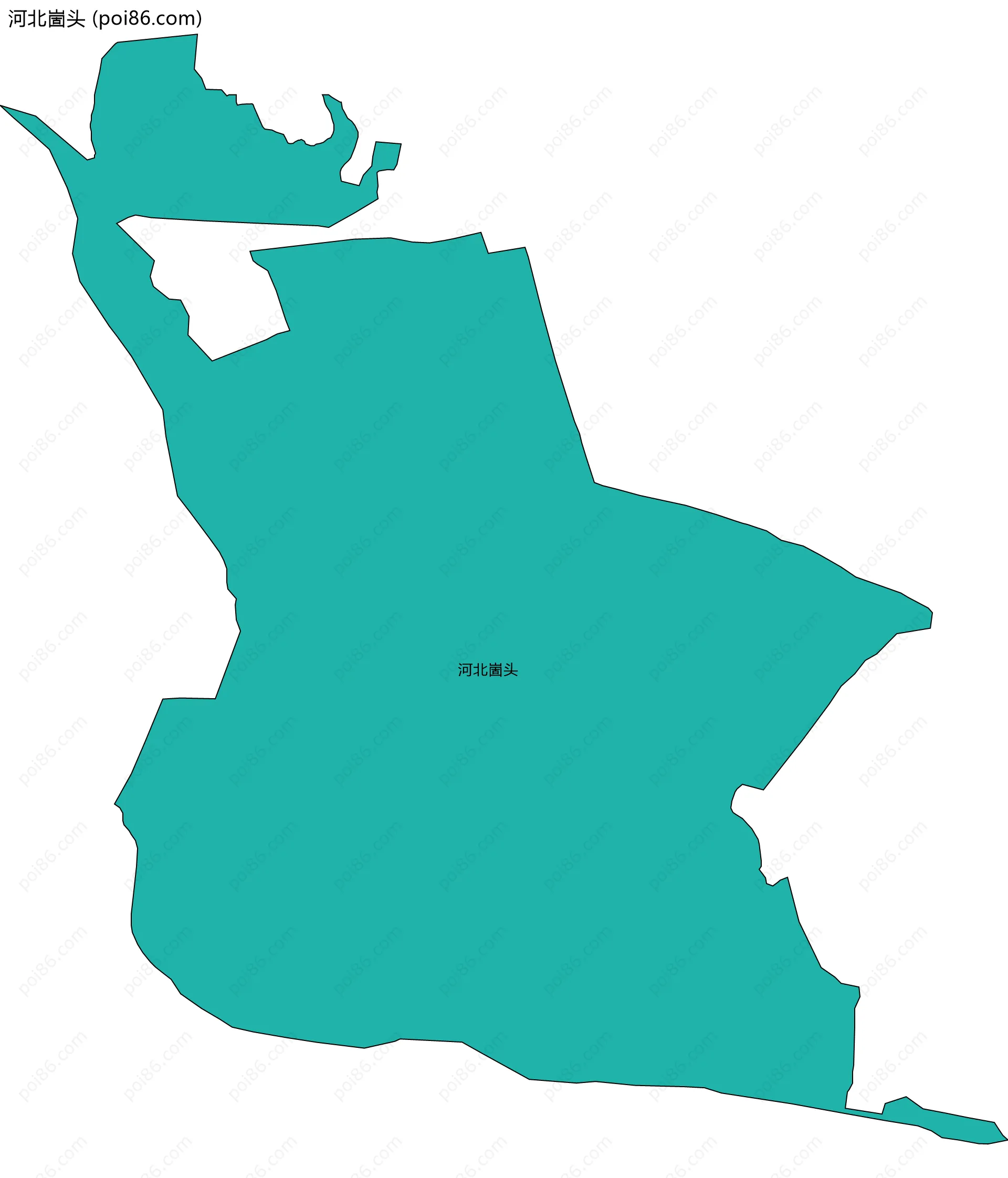 河北崮头边界地图