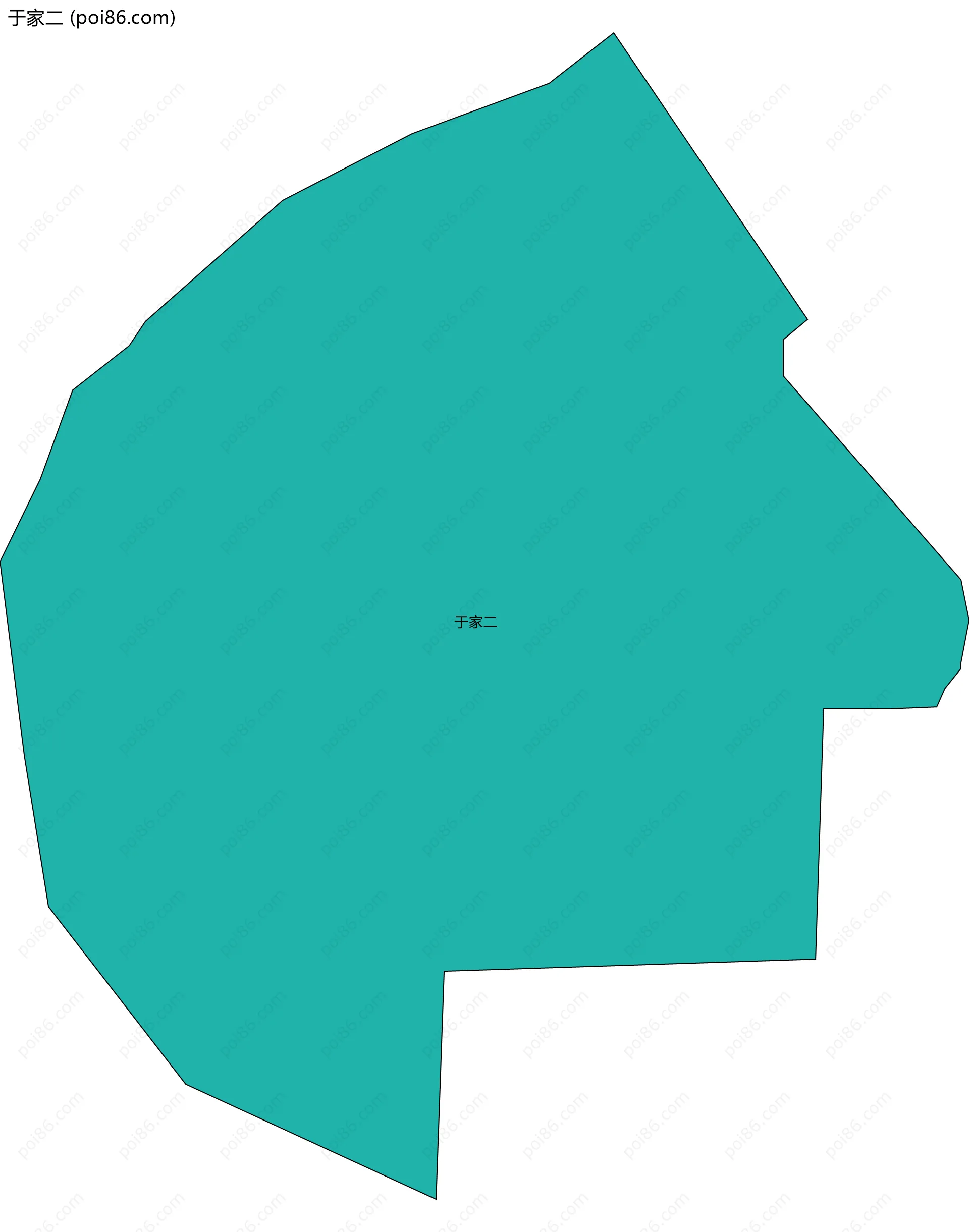 于家二边界地图