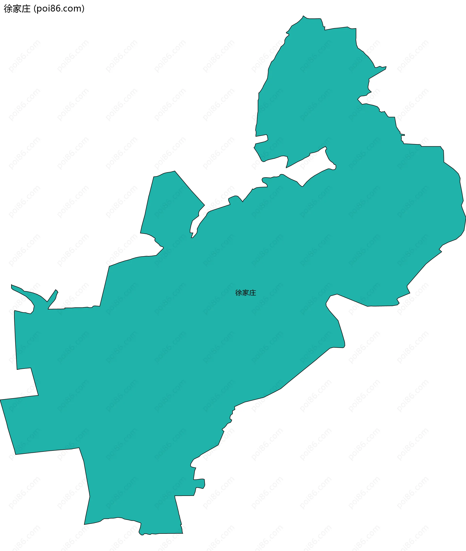 徐家庄边界地图