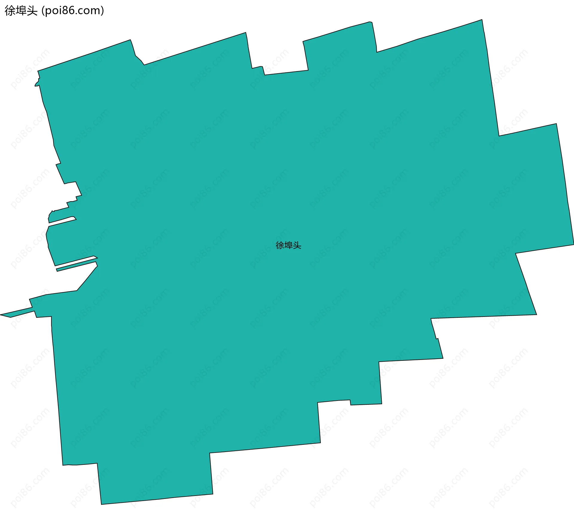 徐埠头边界地图