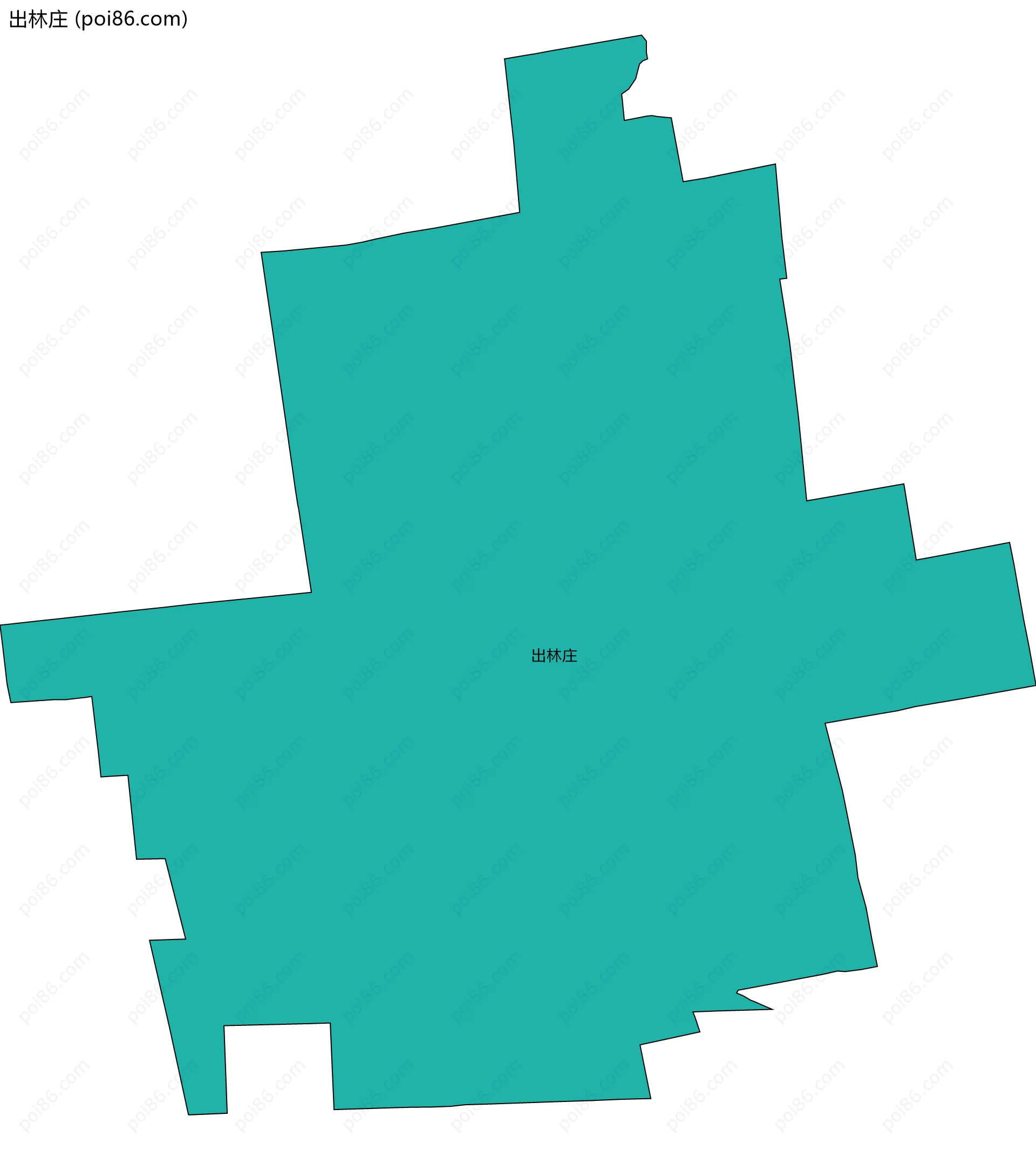 出林庄边界地图