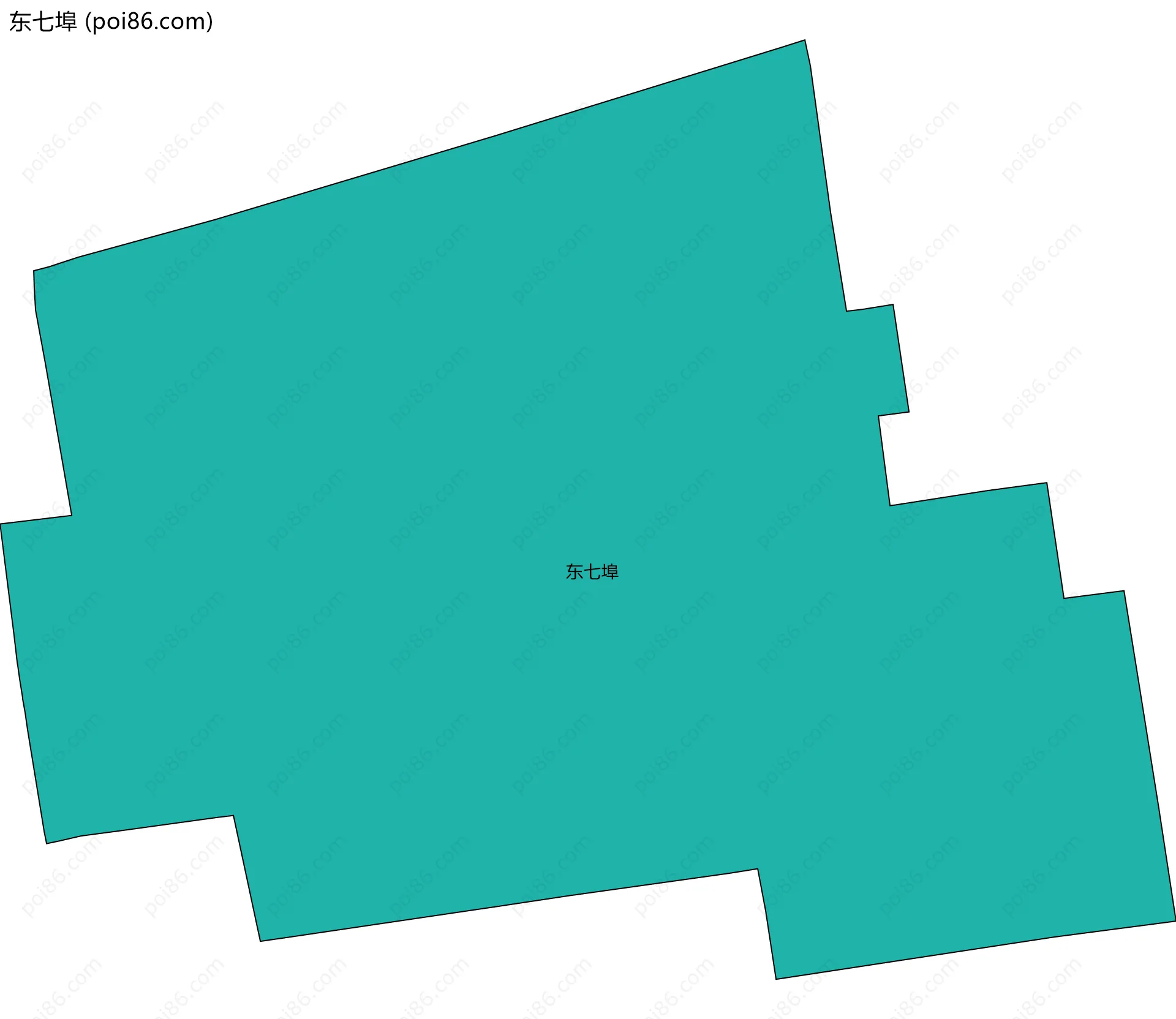 东七埠边界地图