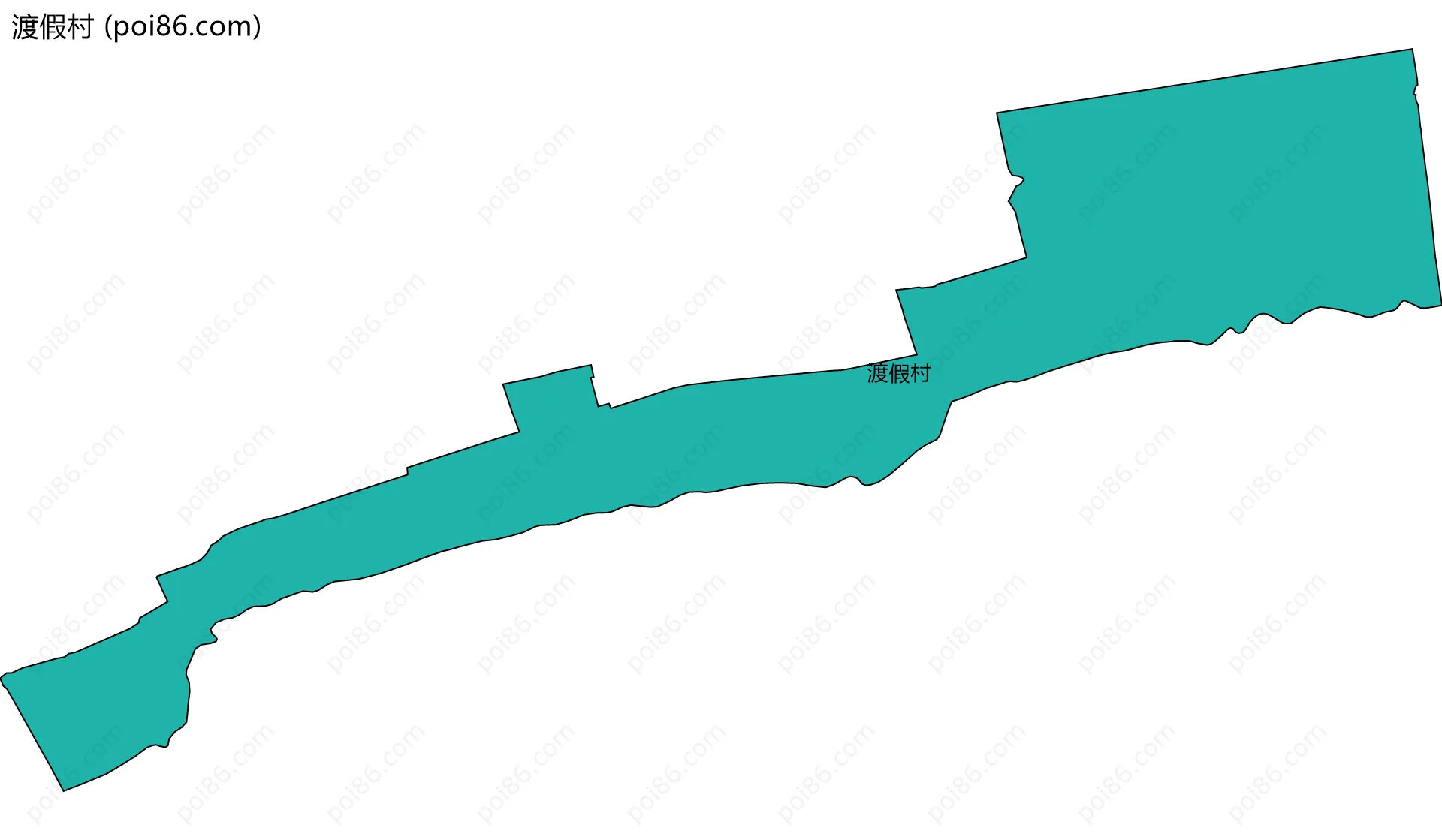 渡假村边界地图