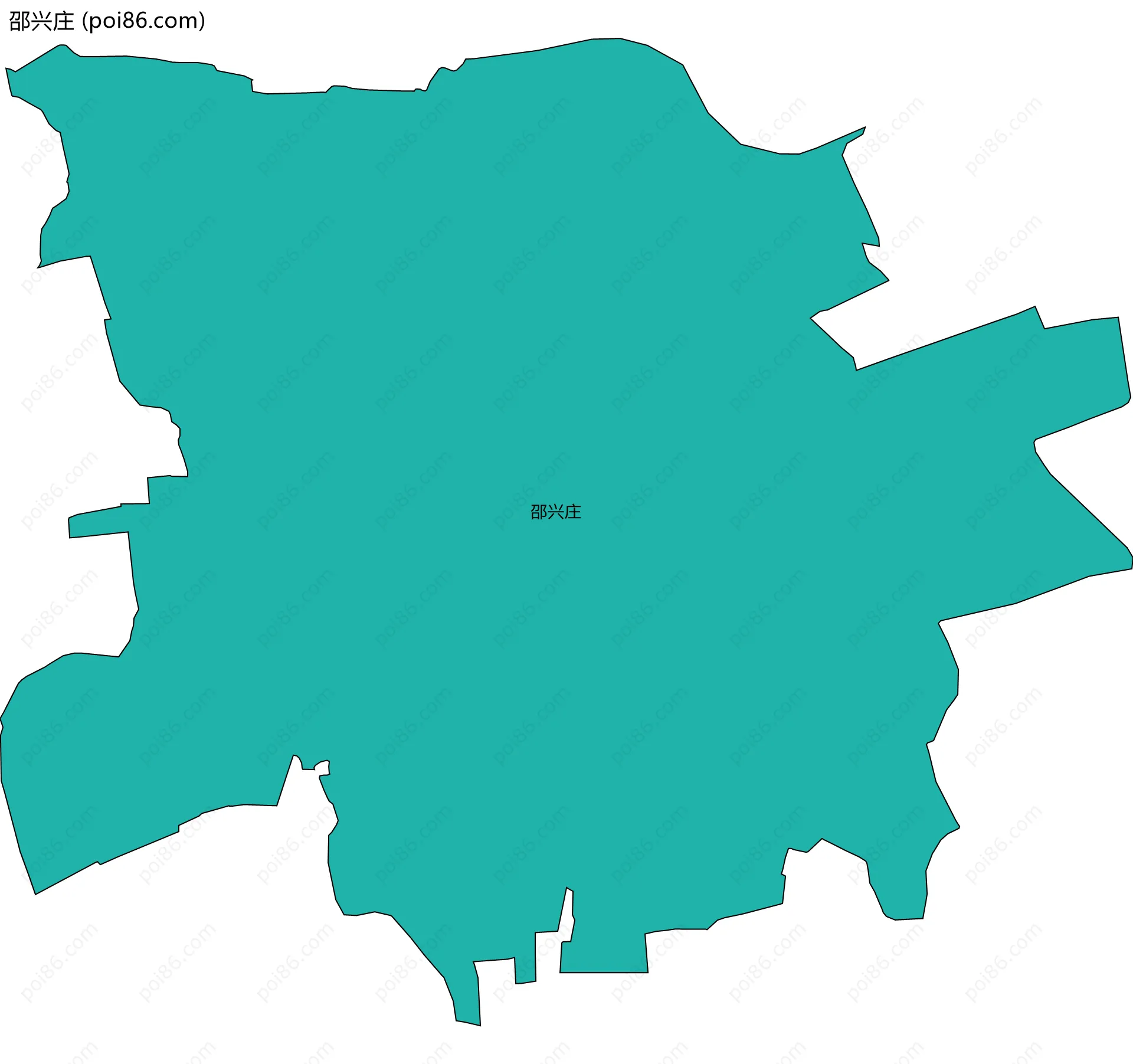 邵兴庄边界地图