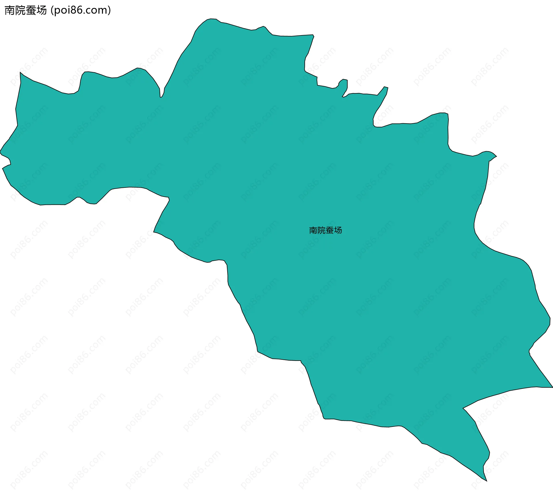 南院蚕场边界地图