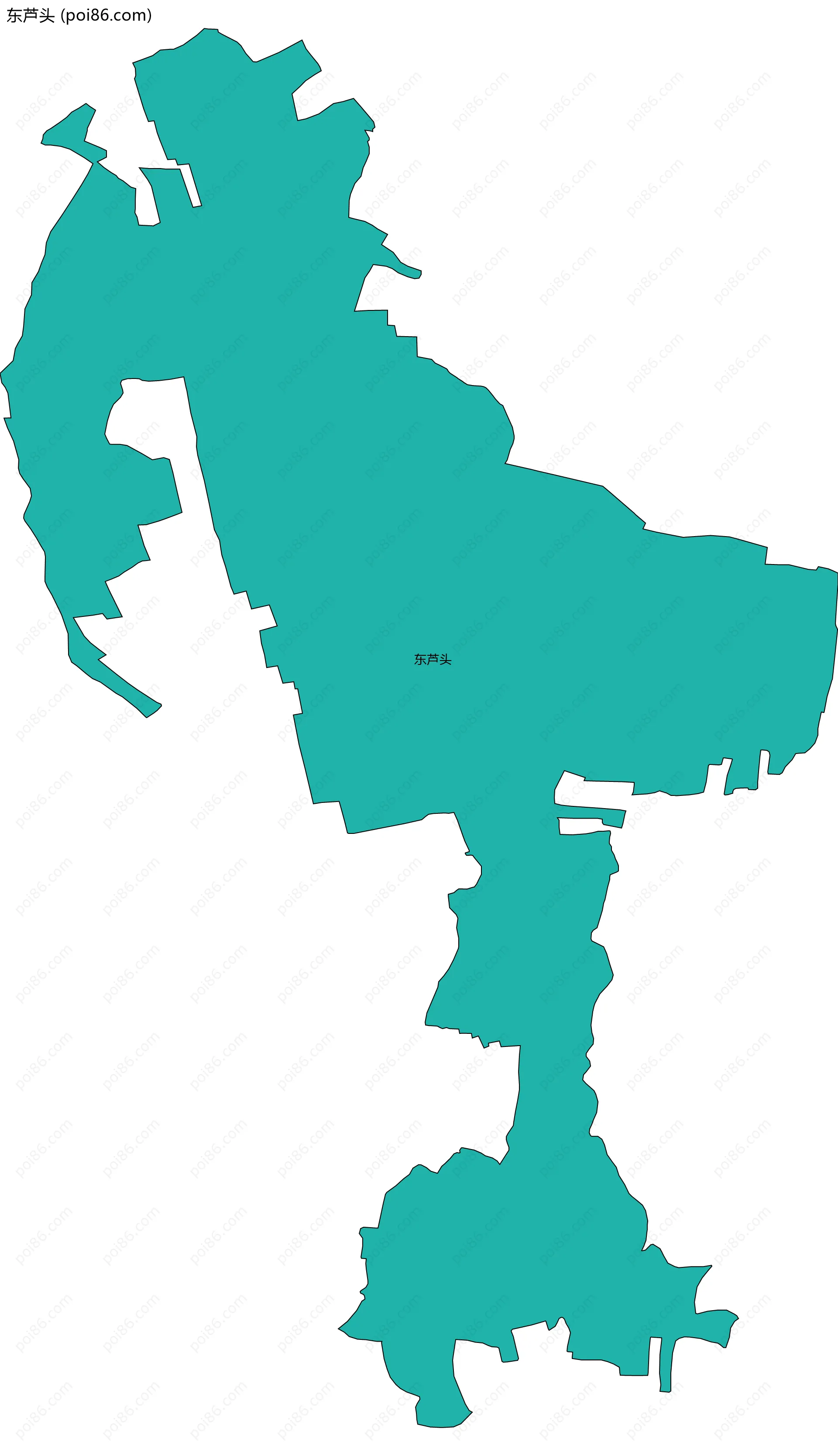 东芦头边界地图