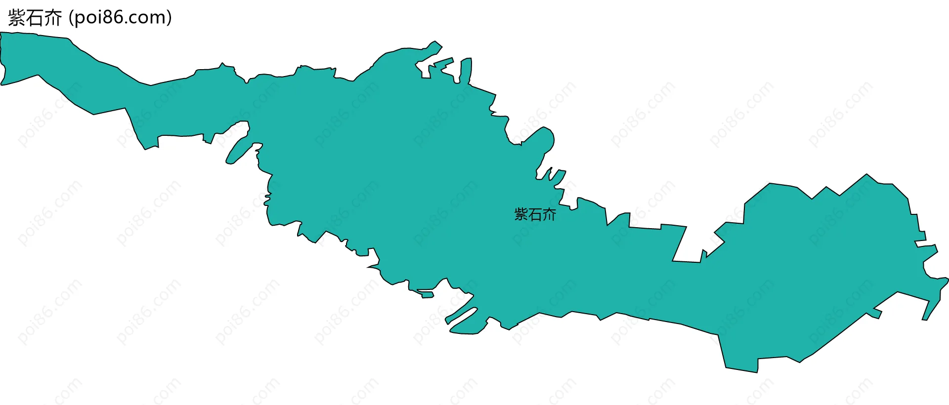 紫石夼边界地图