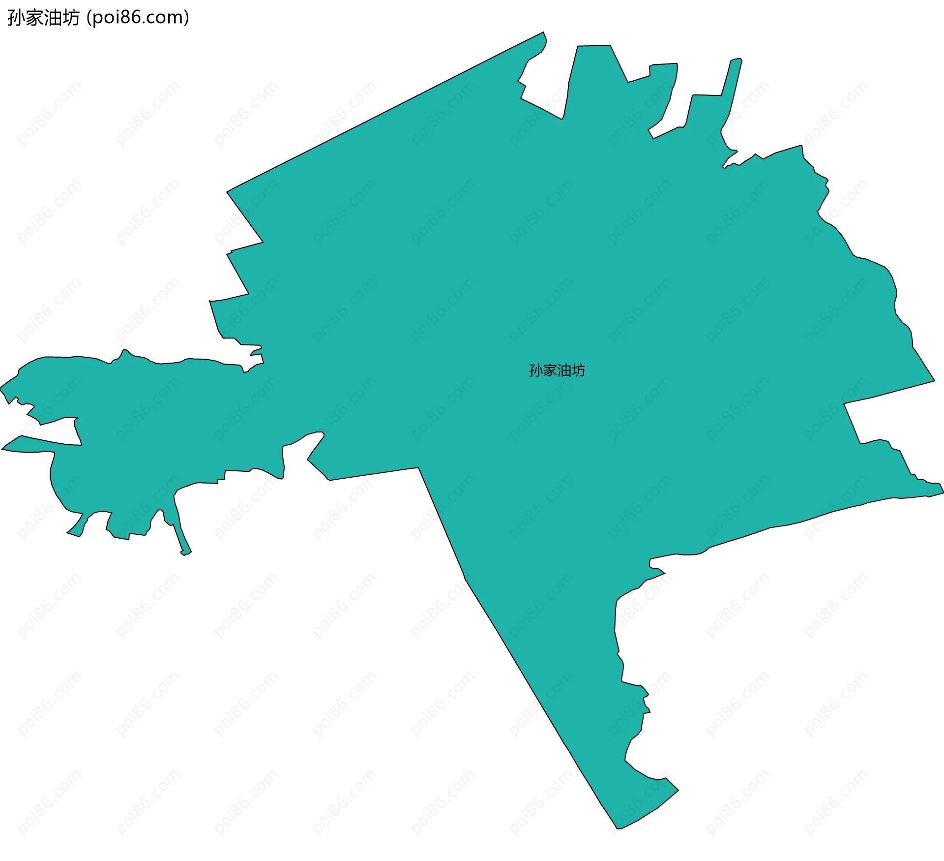 孙家油坊边界地图