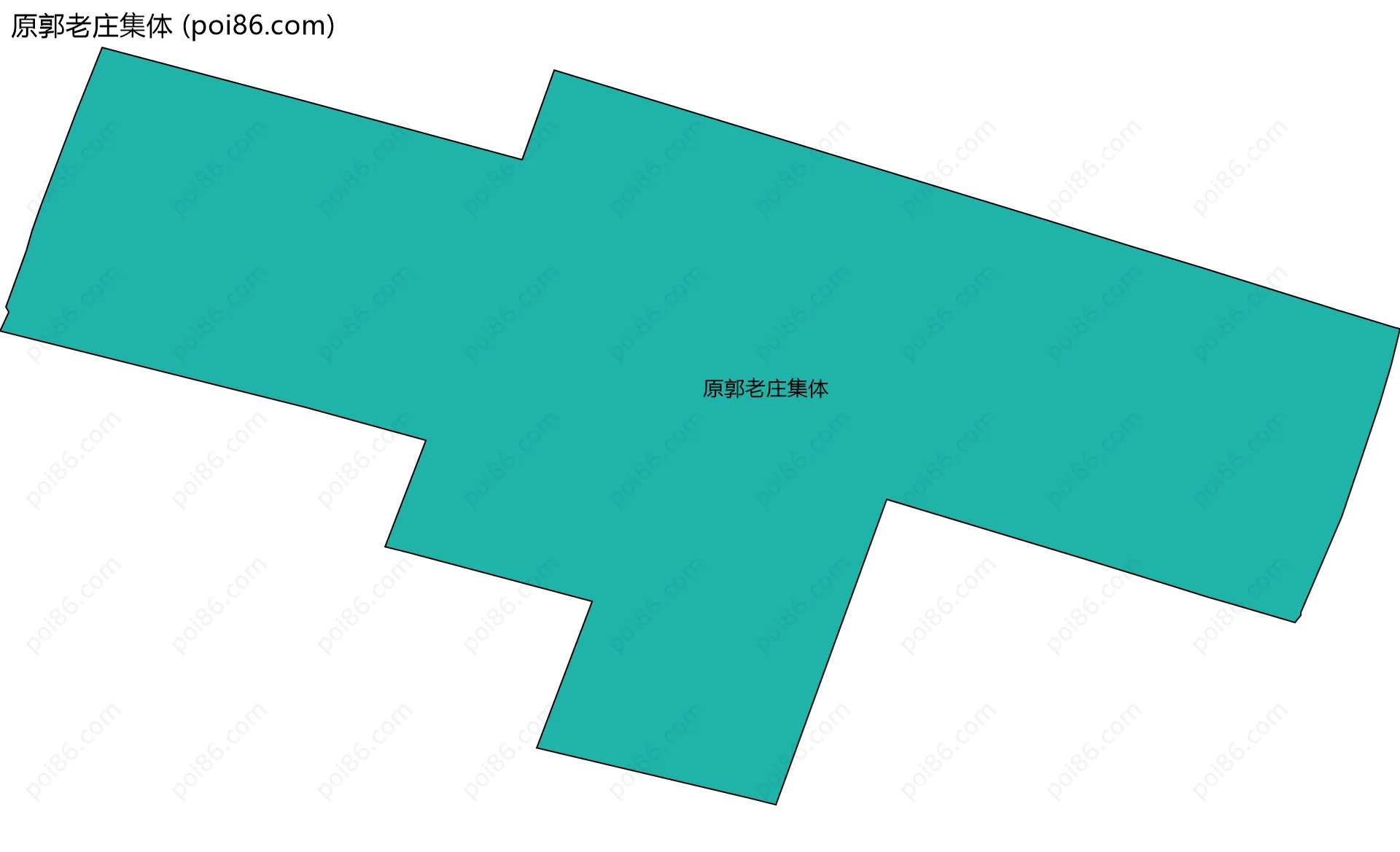 原郭老庄集体边界地图