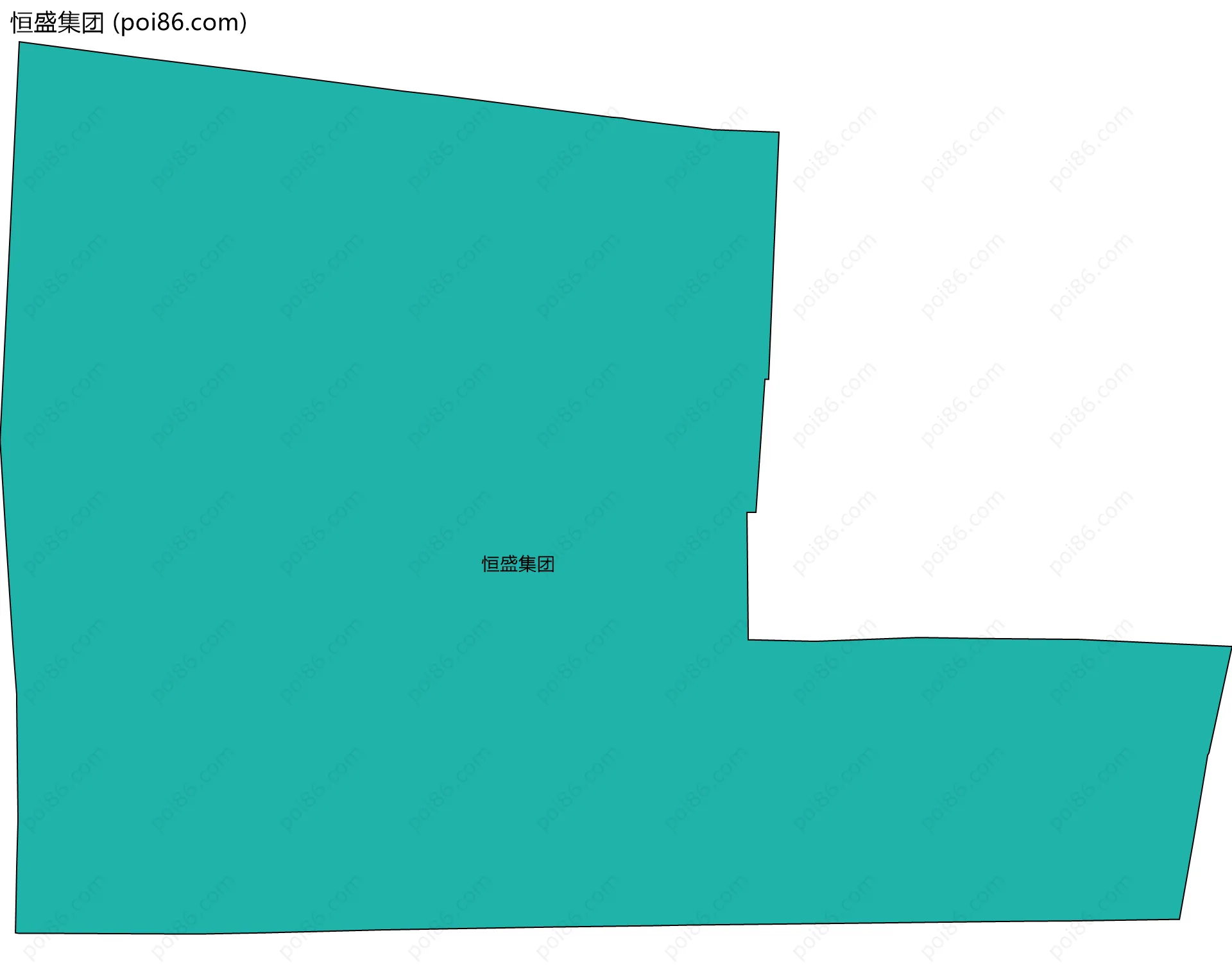 恒盛集团边界地图