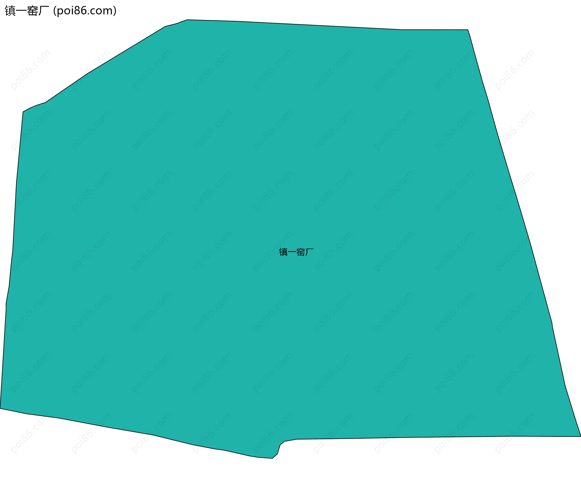 镇一窑厂边界地图