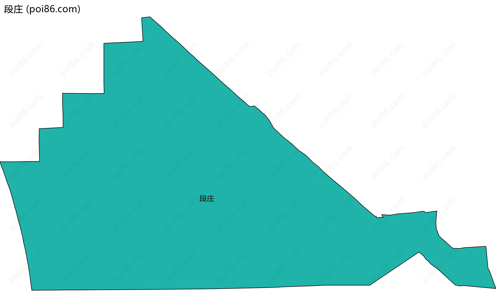 段庄边界地图