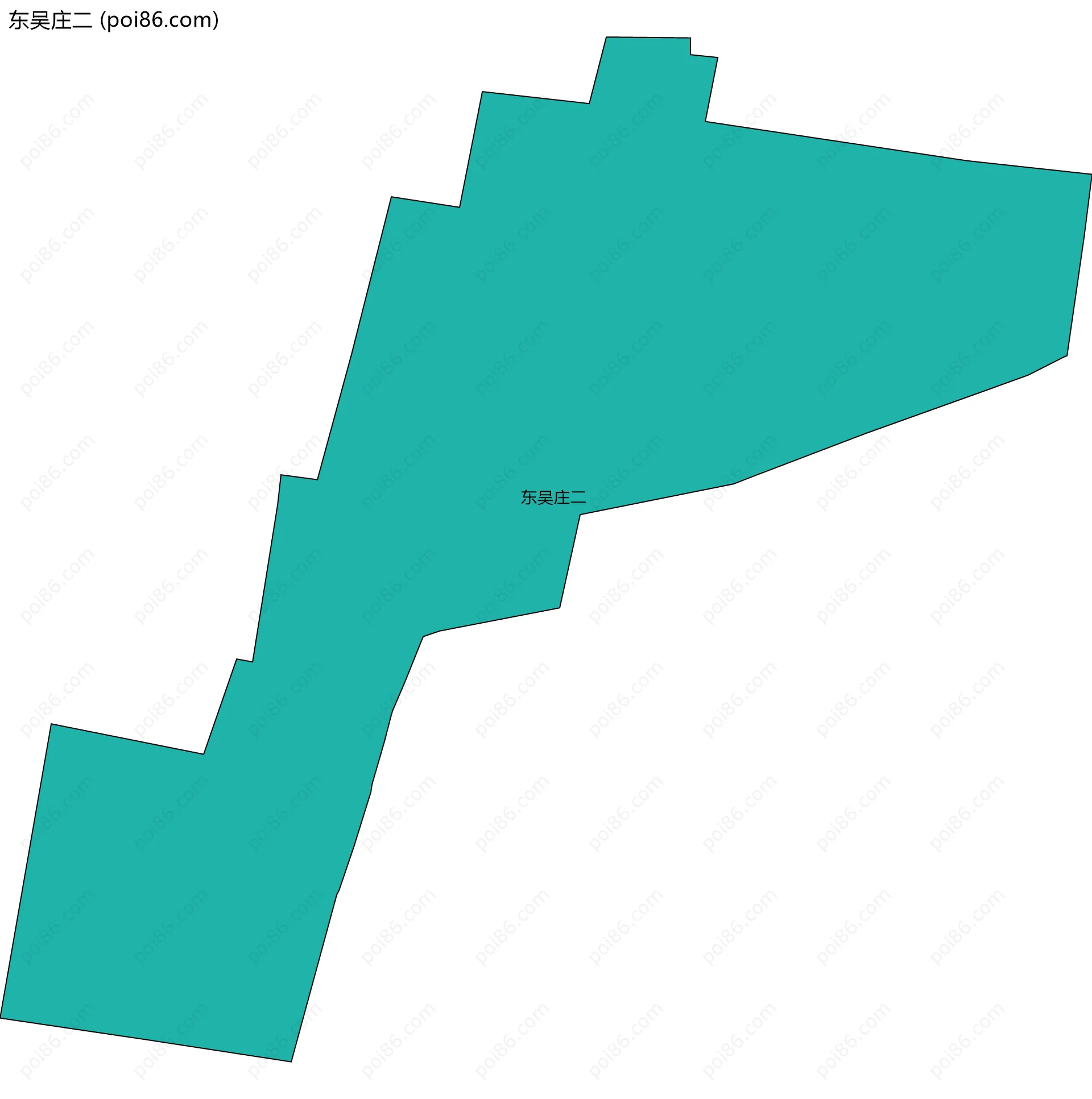 东吴庄二边界地图