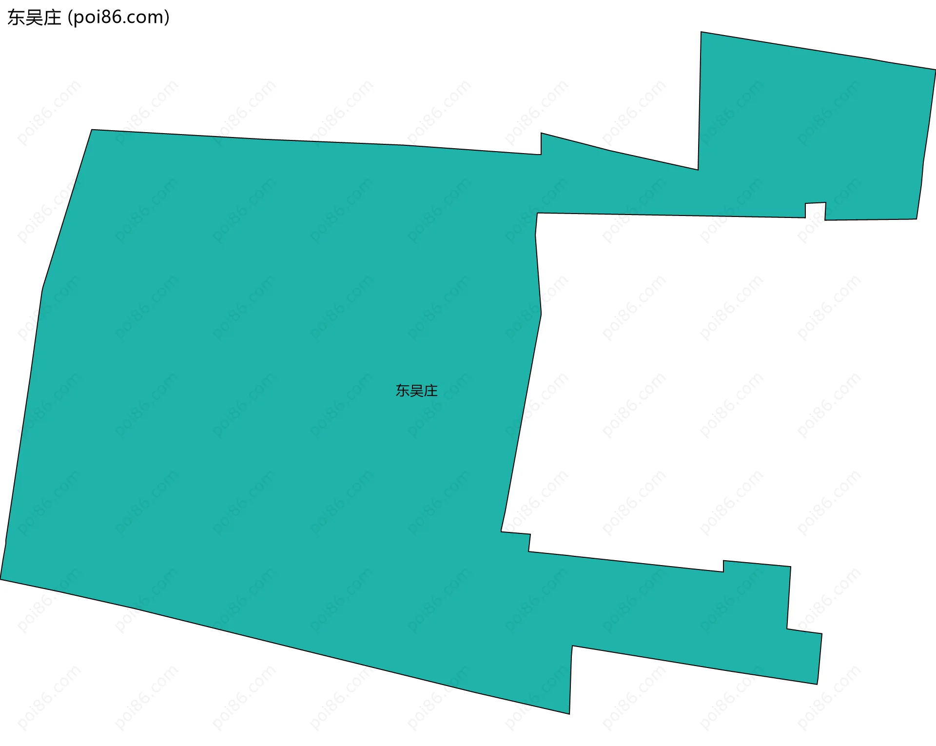 东吴庄边界地图