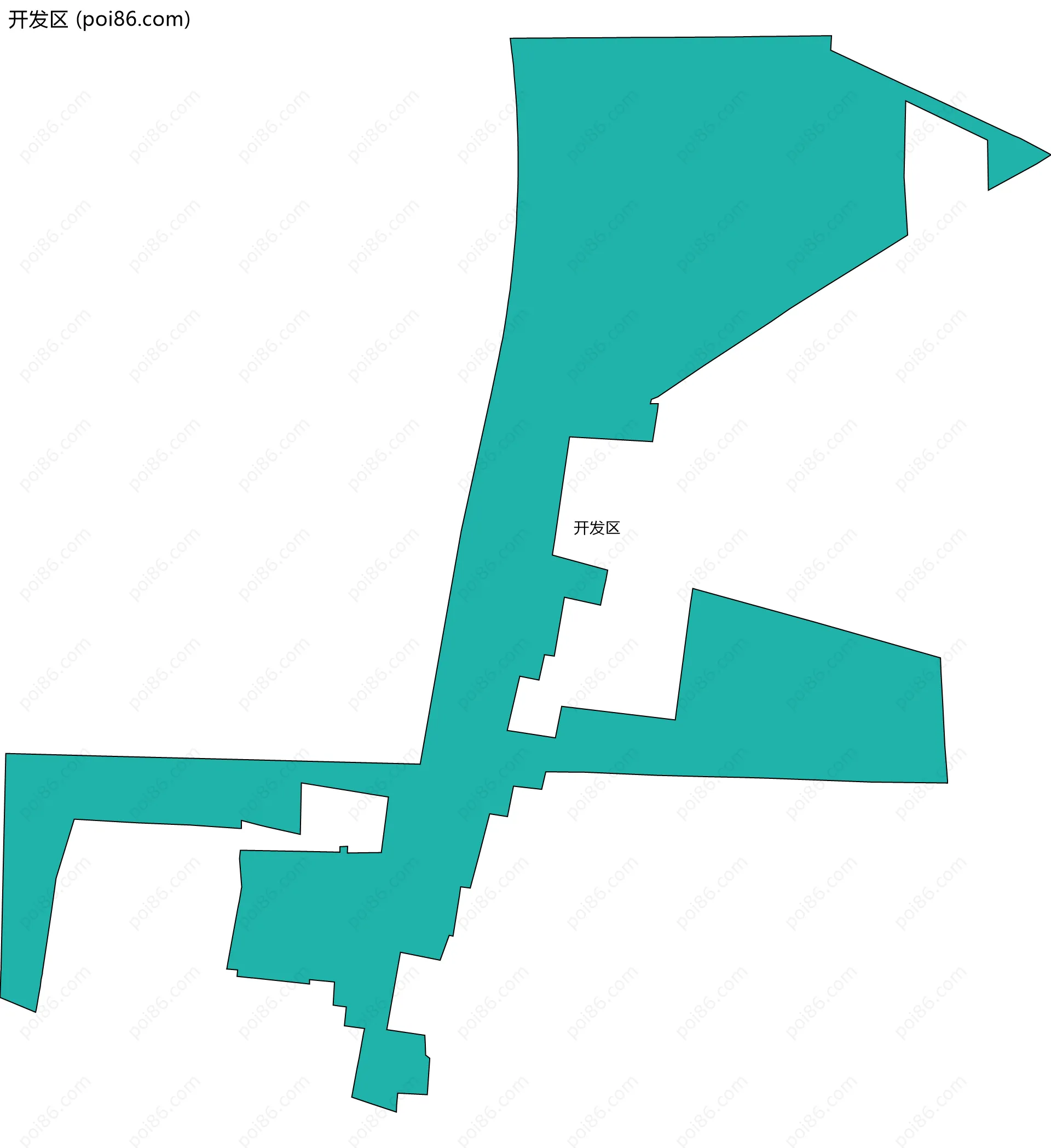 开发区边界地图