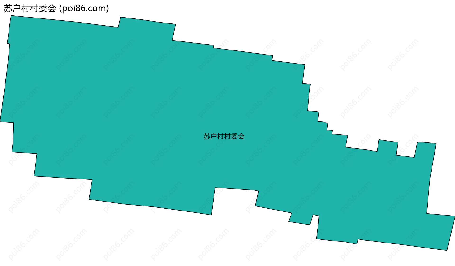 苏户村村委会边界地图