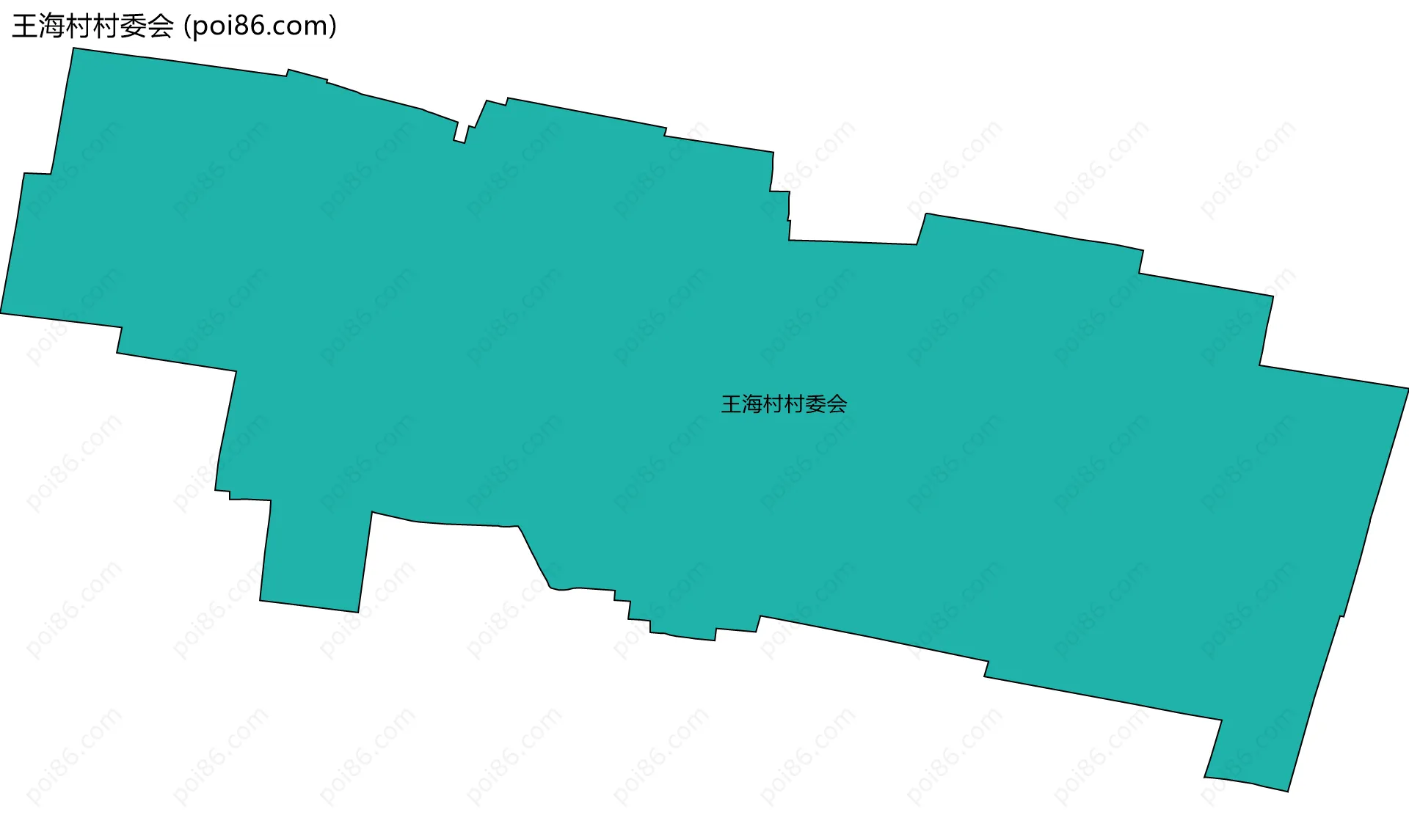 王海村村委会边界地图