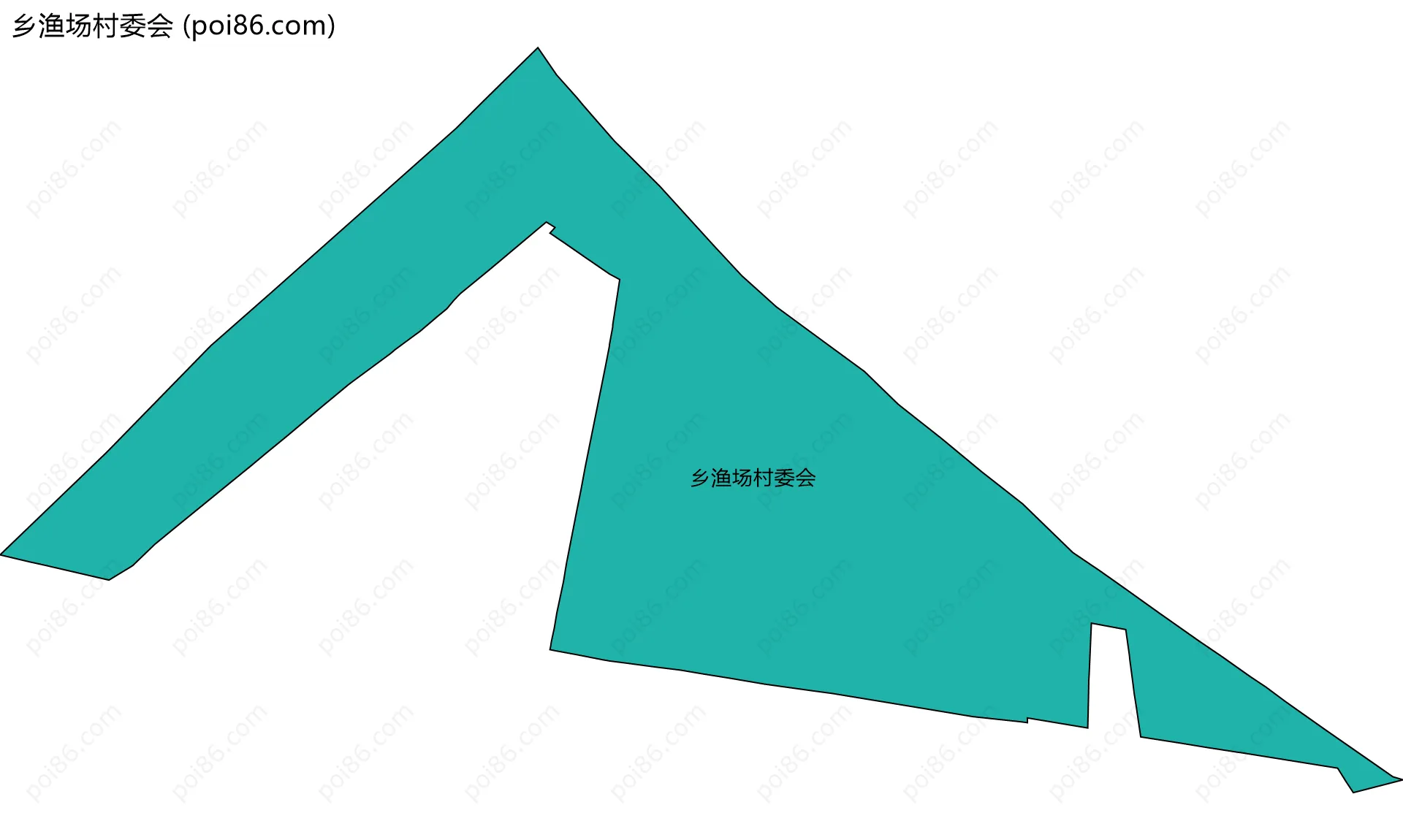乡渔场村委会边界地图