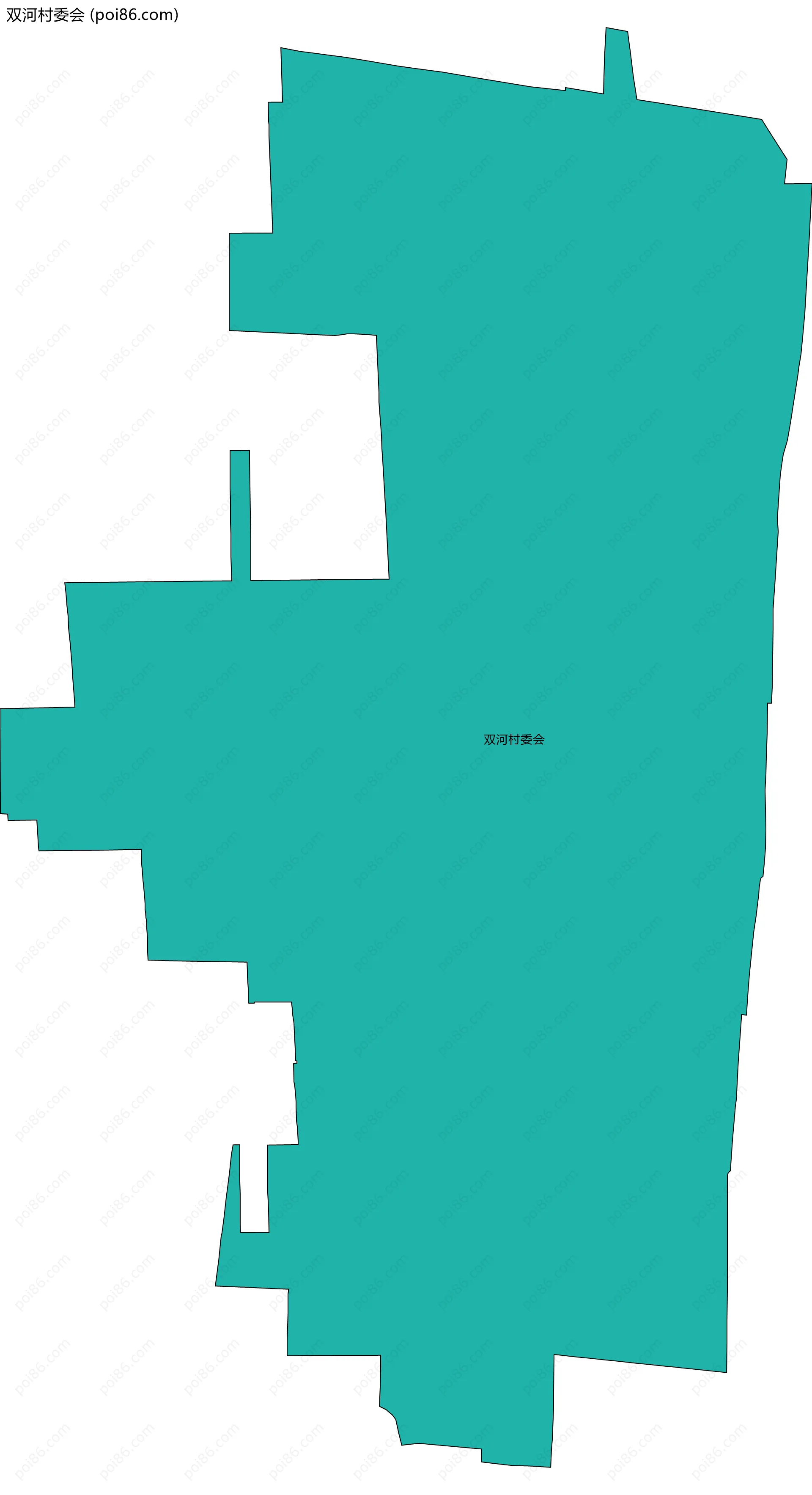双河村委会边界地图