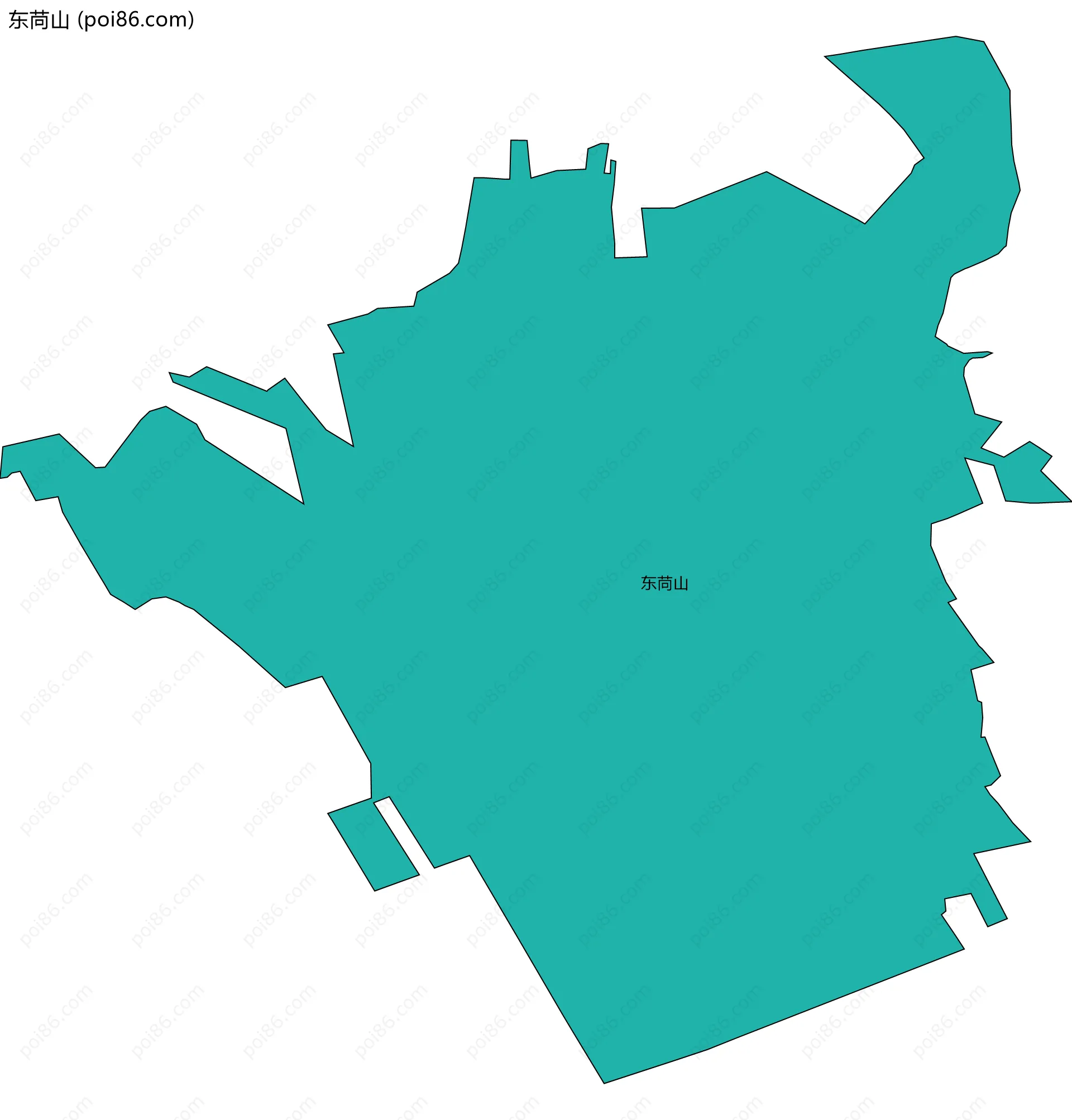 东苘山边界地图
