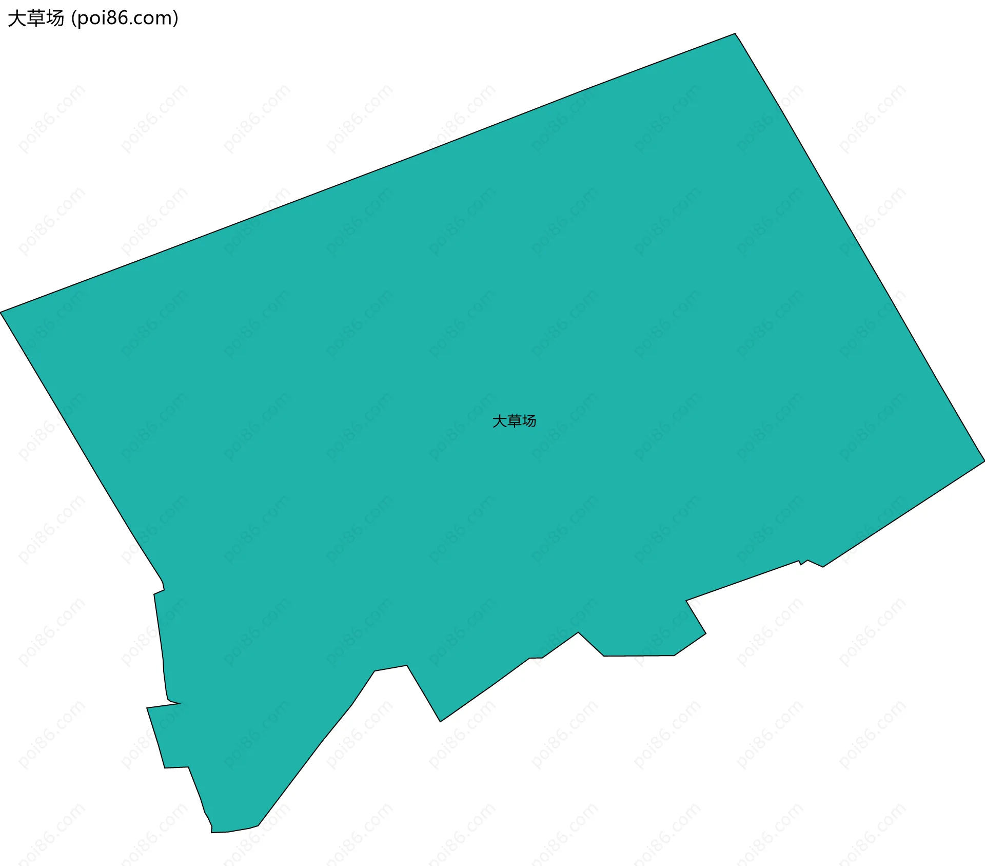 大草场边界地图
