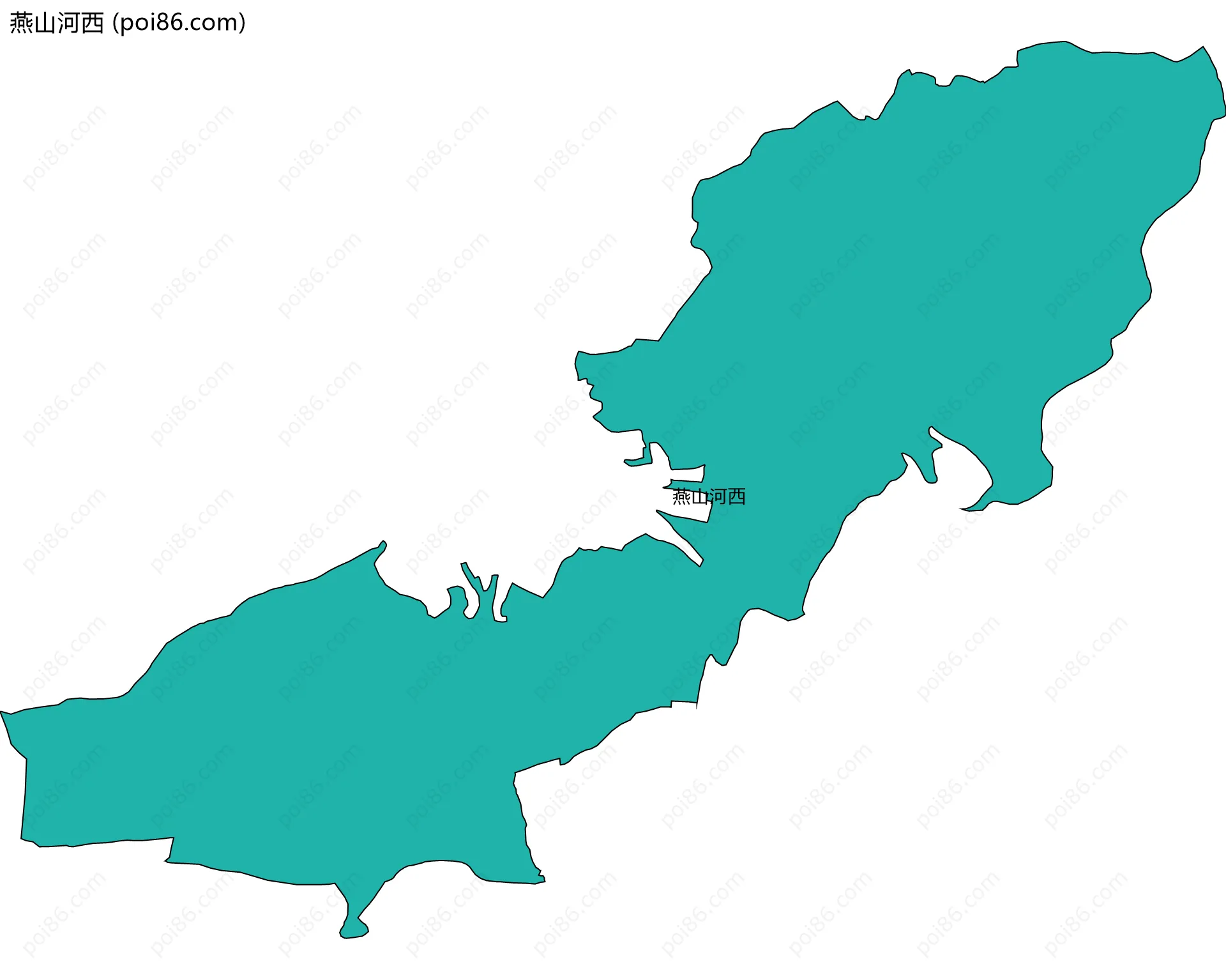 燕山河西边界地图