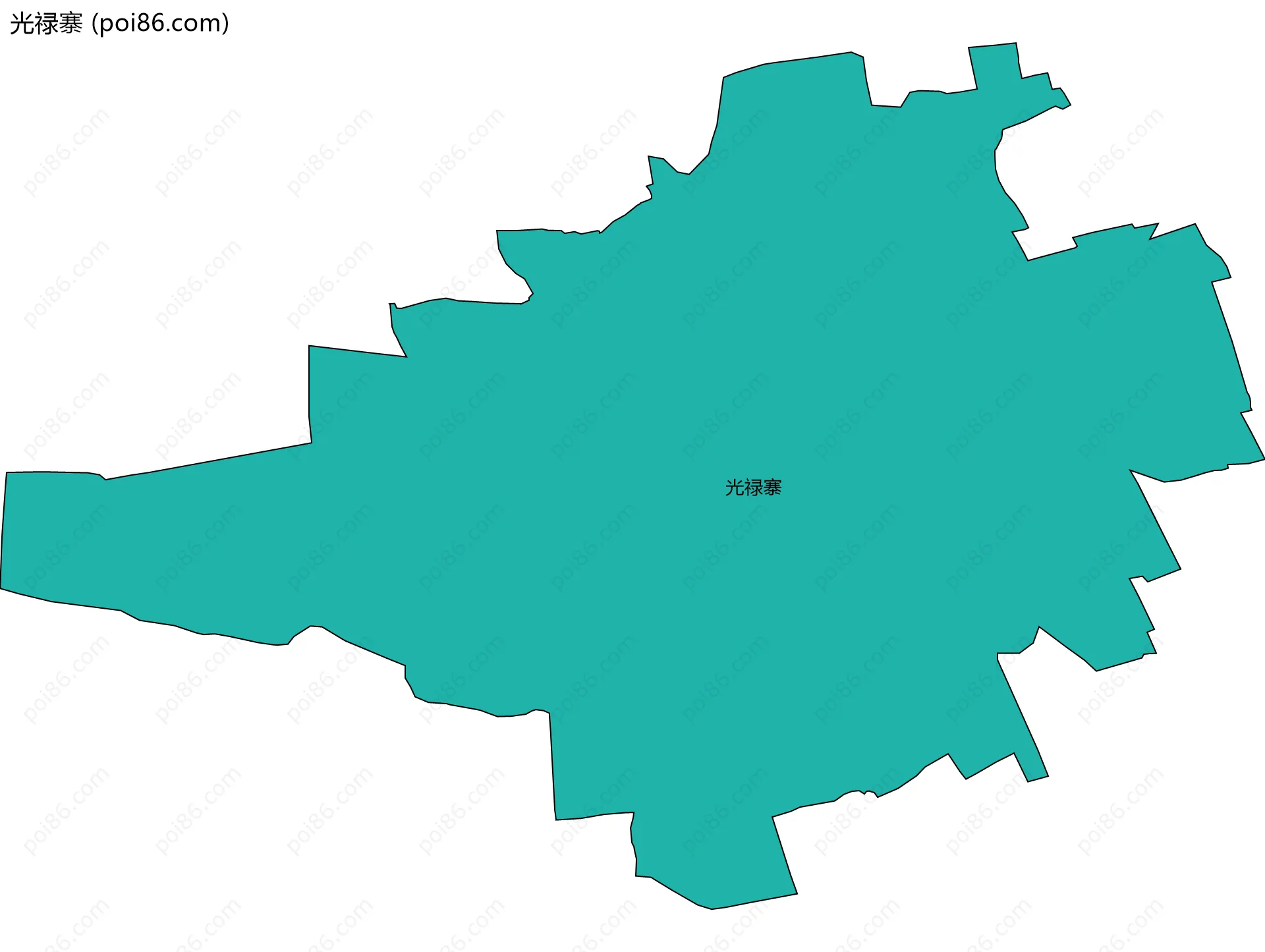 光禄寨边界地图