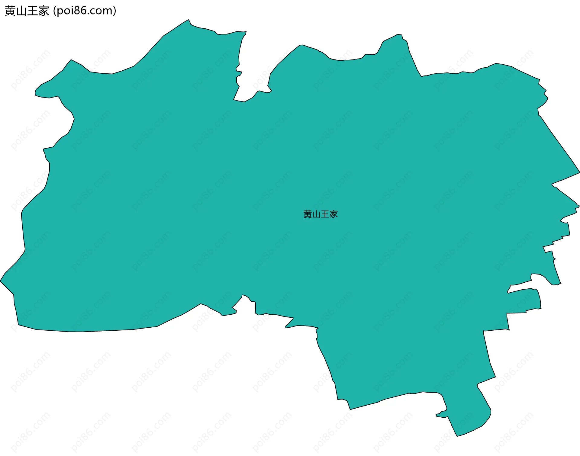 黄山王家边界地图