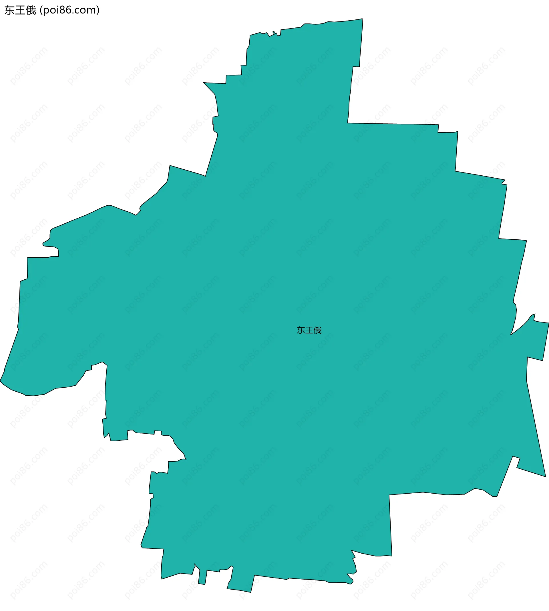 东王俄边界地图