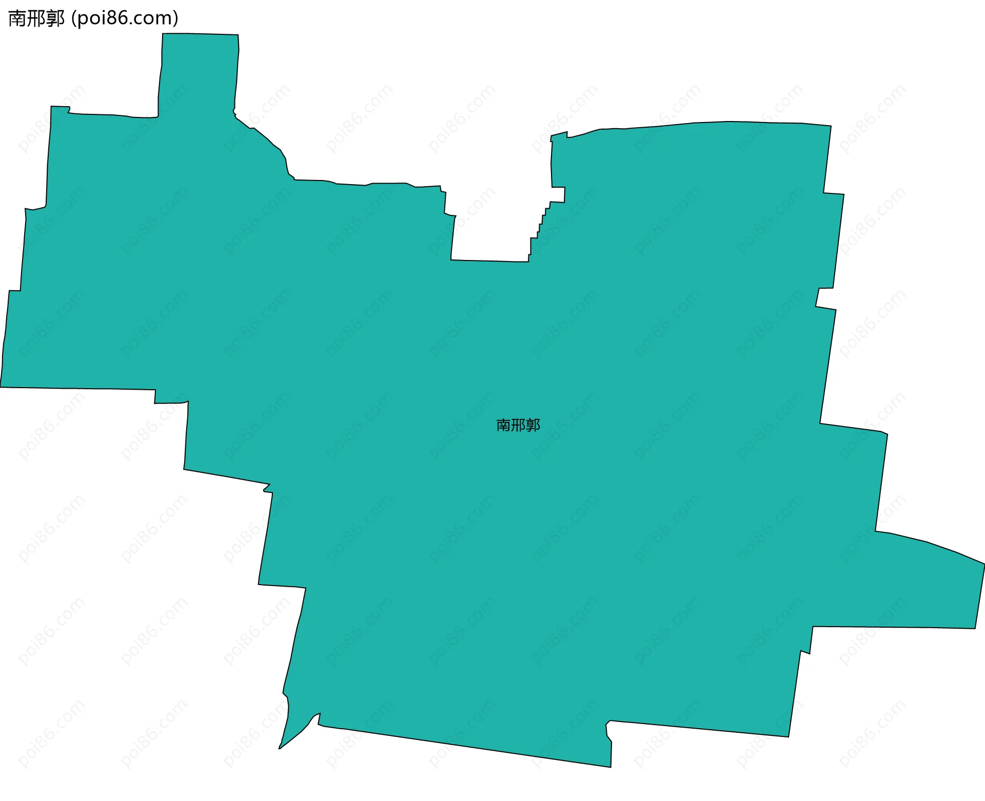 南邢郭边界地图