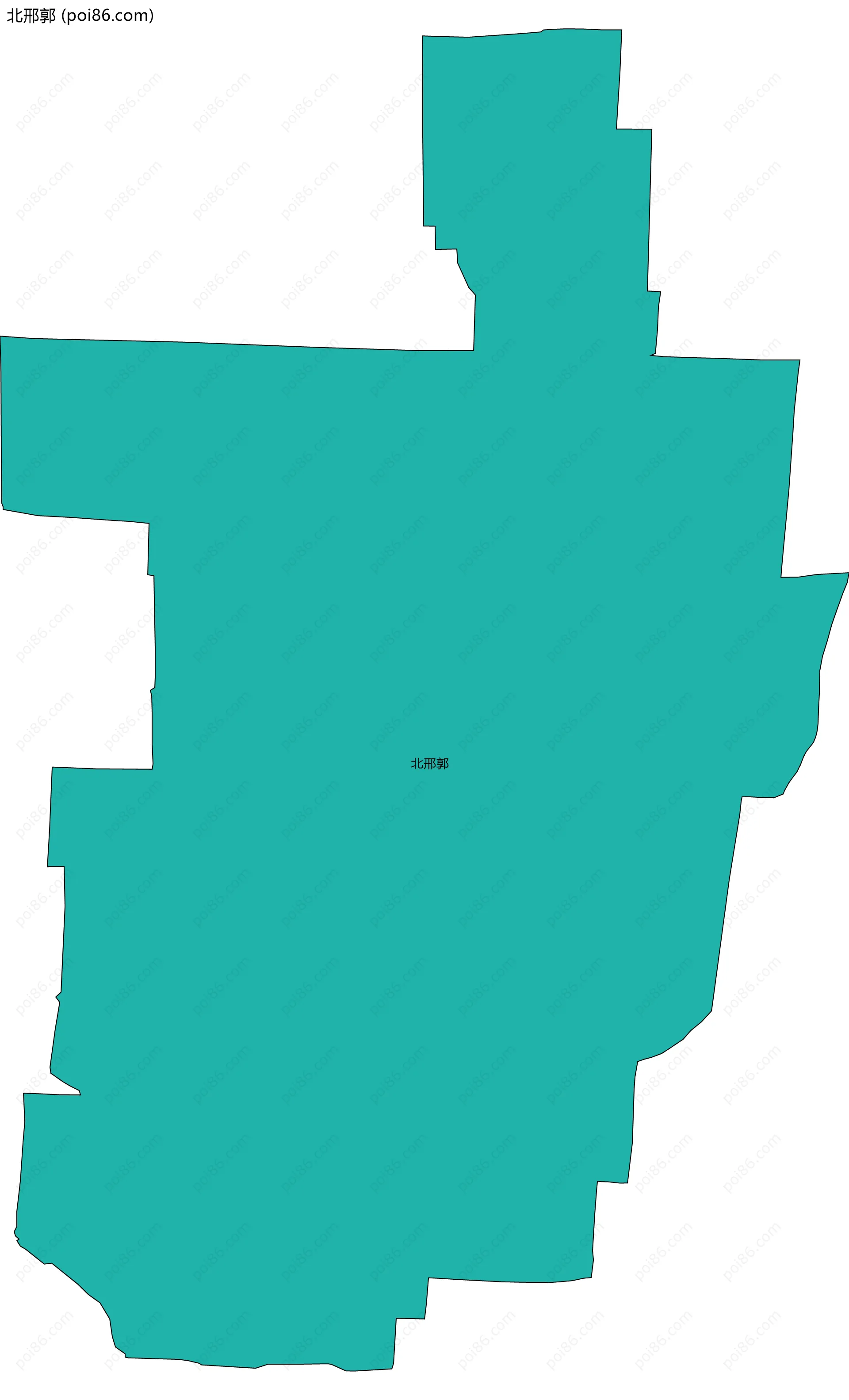 北邢郭边界地图