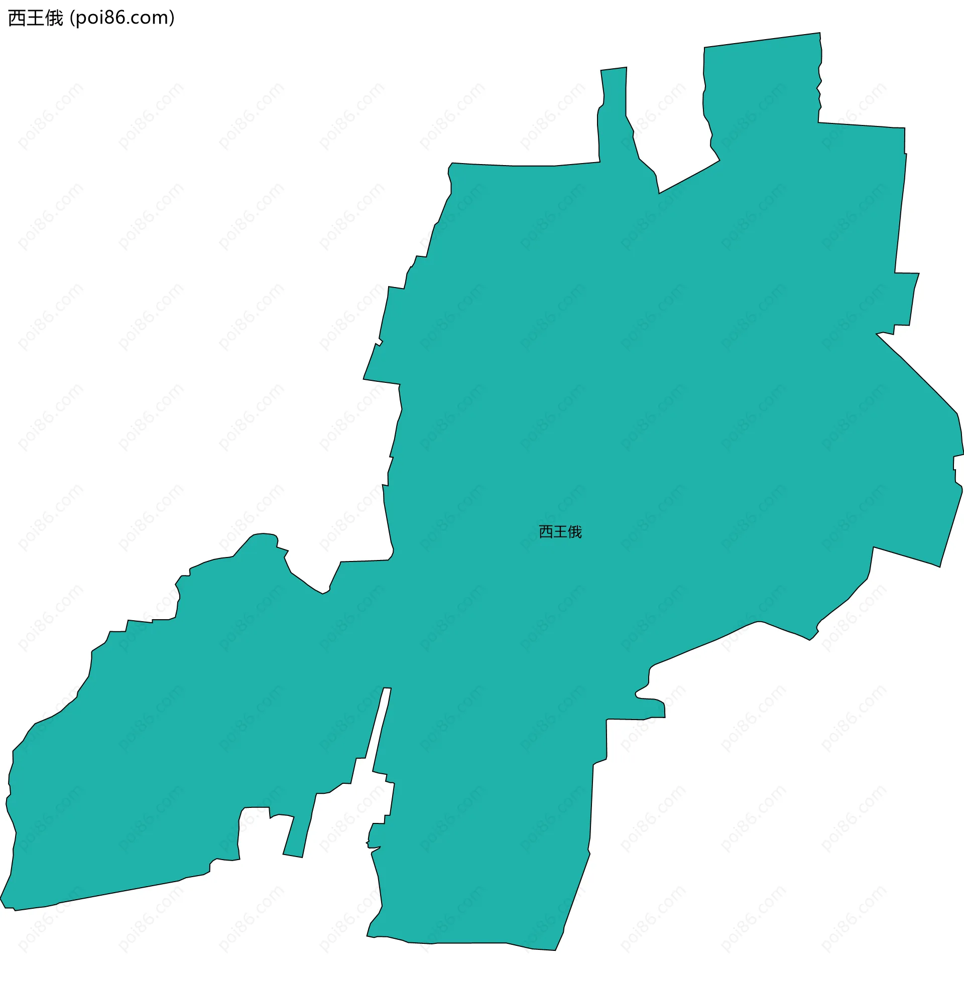 西王俄边界地图