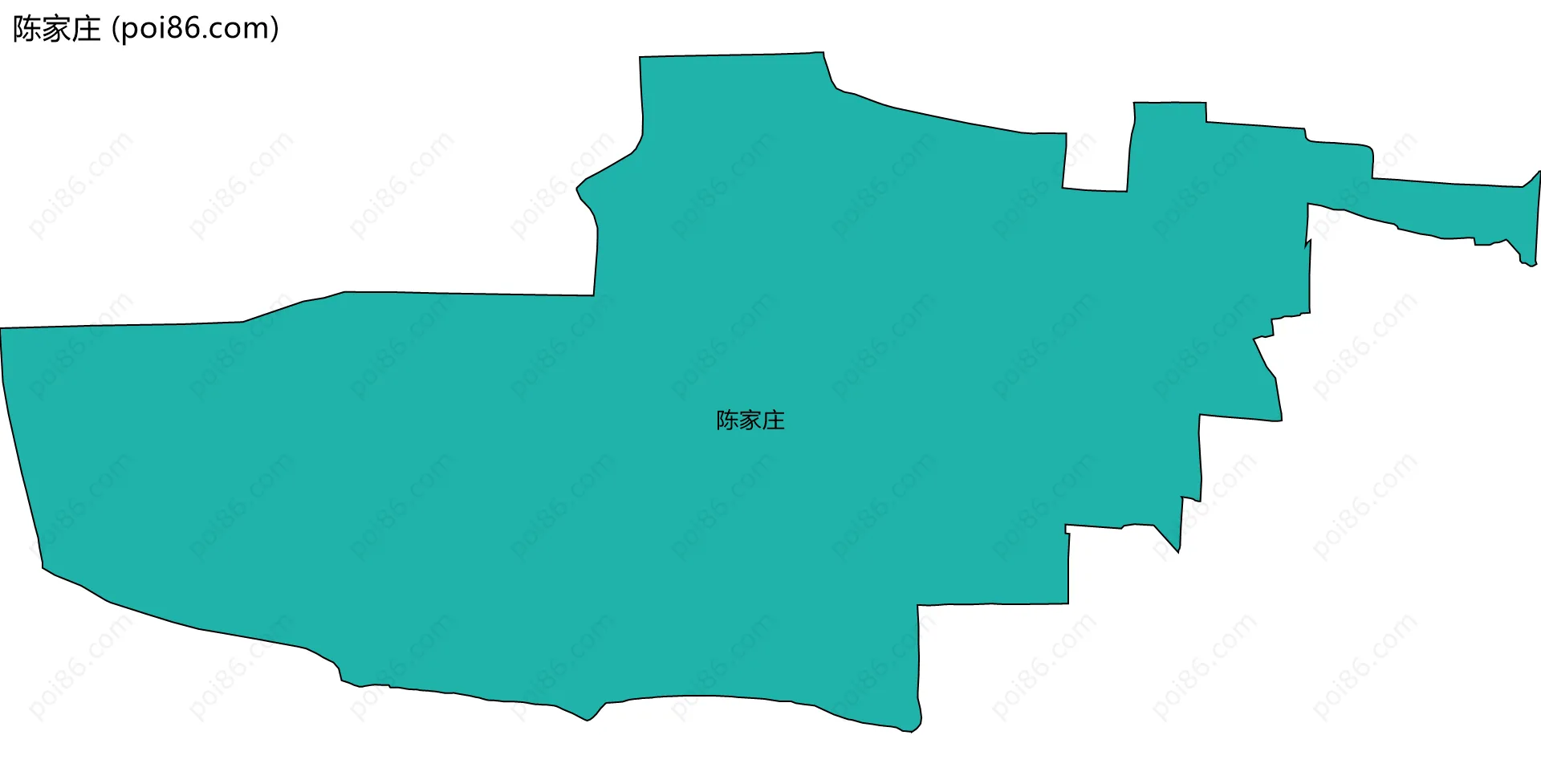 陈家庄边界地图