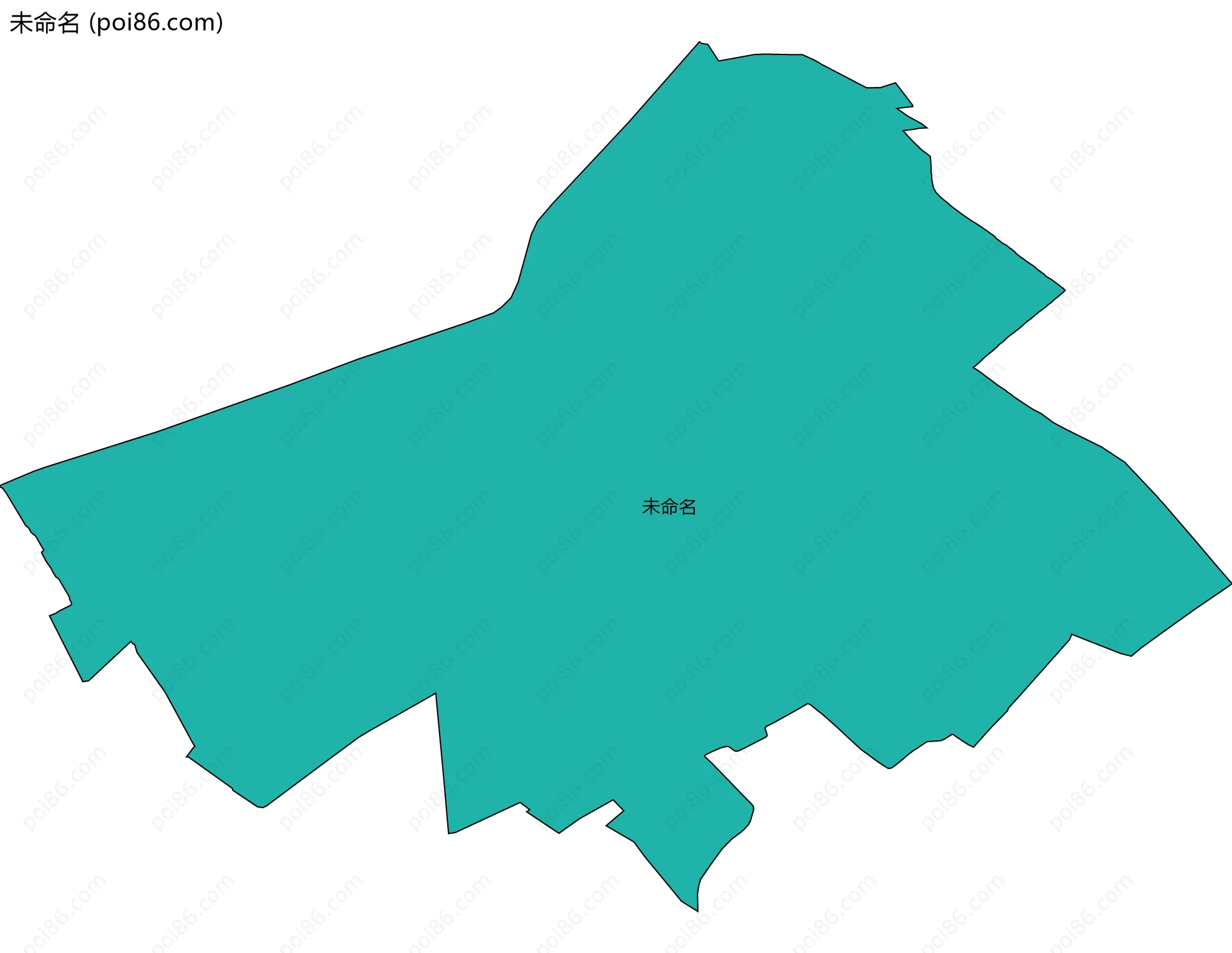 未命名边界地图