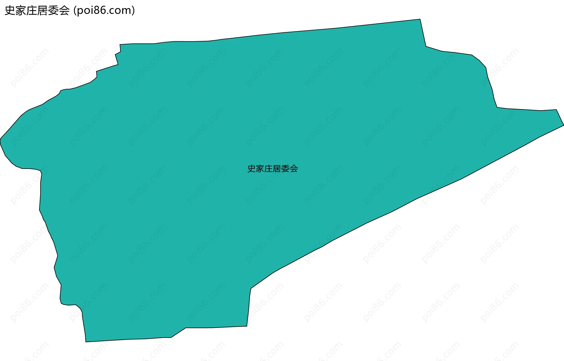 史家庄居委会边界地图