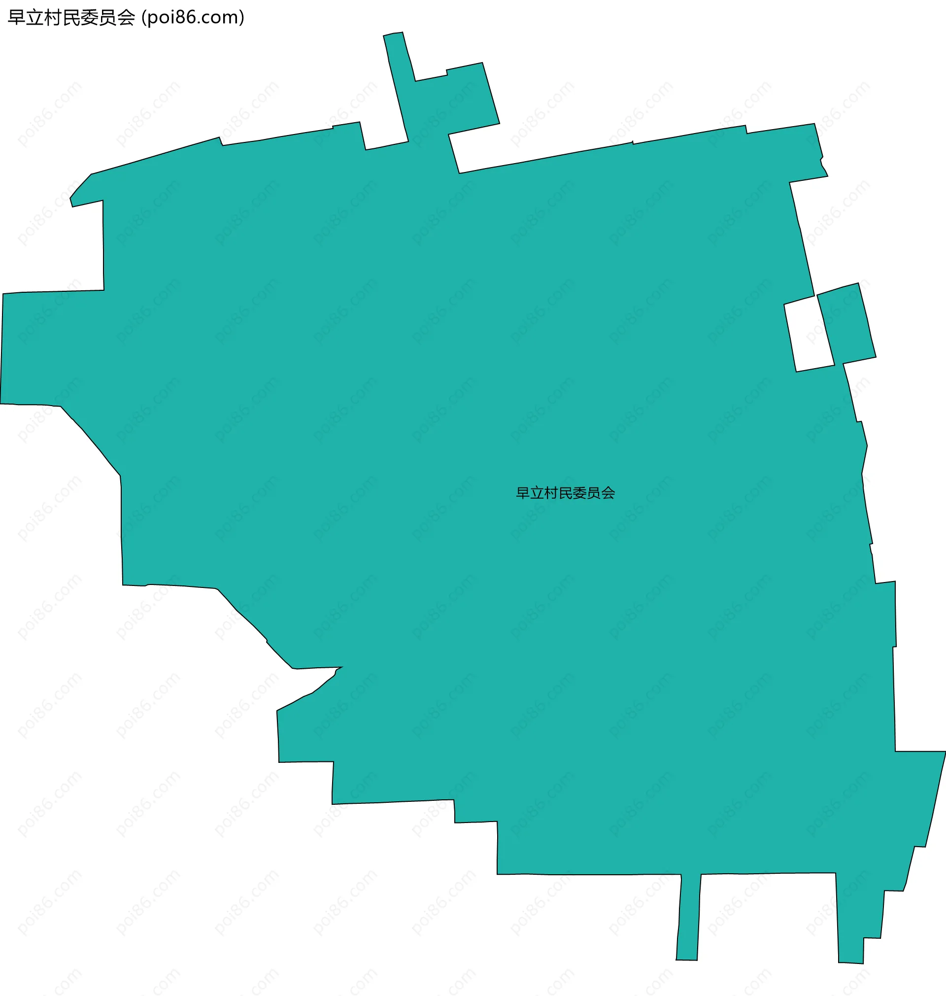 早立村民委员会边界地图
